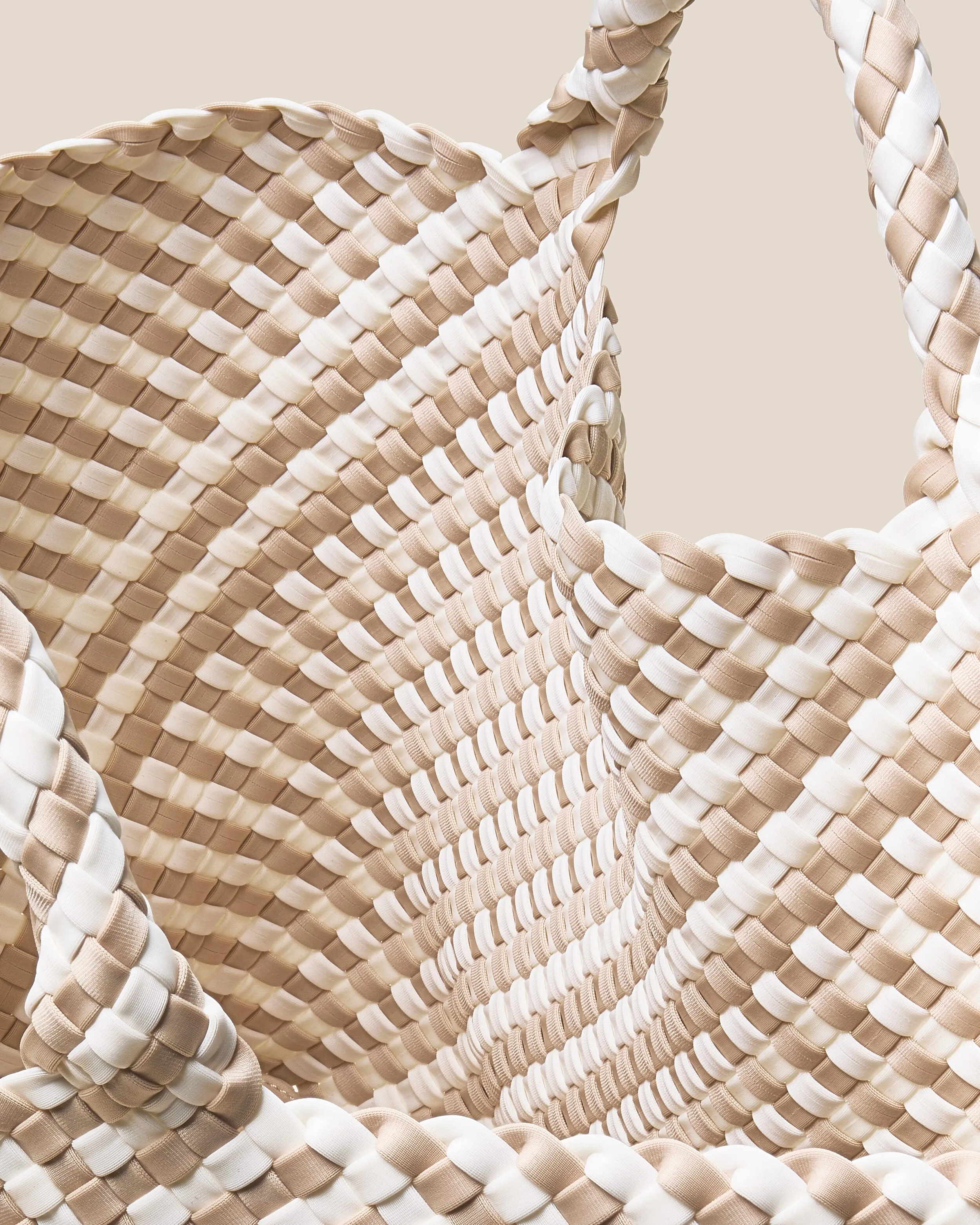 St. Barths Large Tote Striped Geo | Mykonos sold by Naghedi product image thumbnail 2