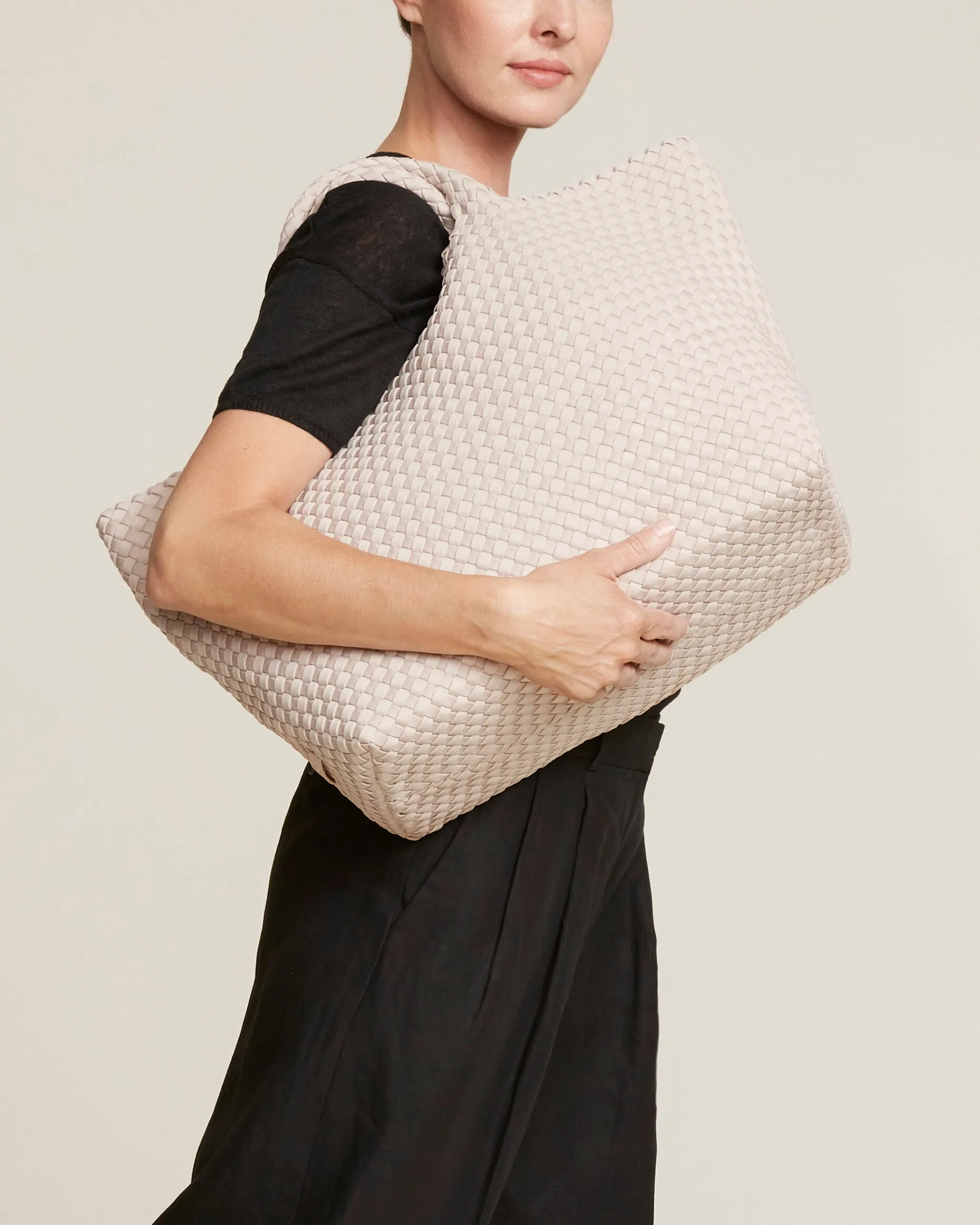 St. Barths Large Tote | Shell Pink sold by Naghedi product image thumbnail 5