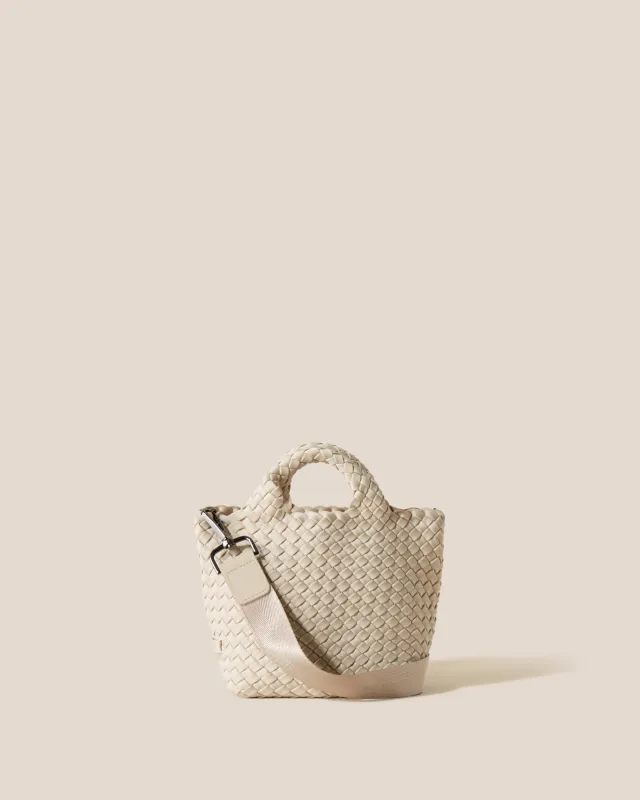 St. Barths Petit Tote | Ecru sold by Naghedi