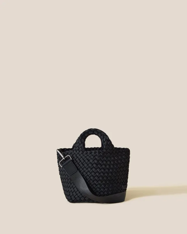 St. Barths Petit Tote | Onyx sold by Naghedi