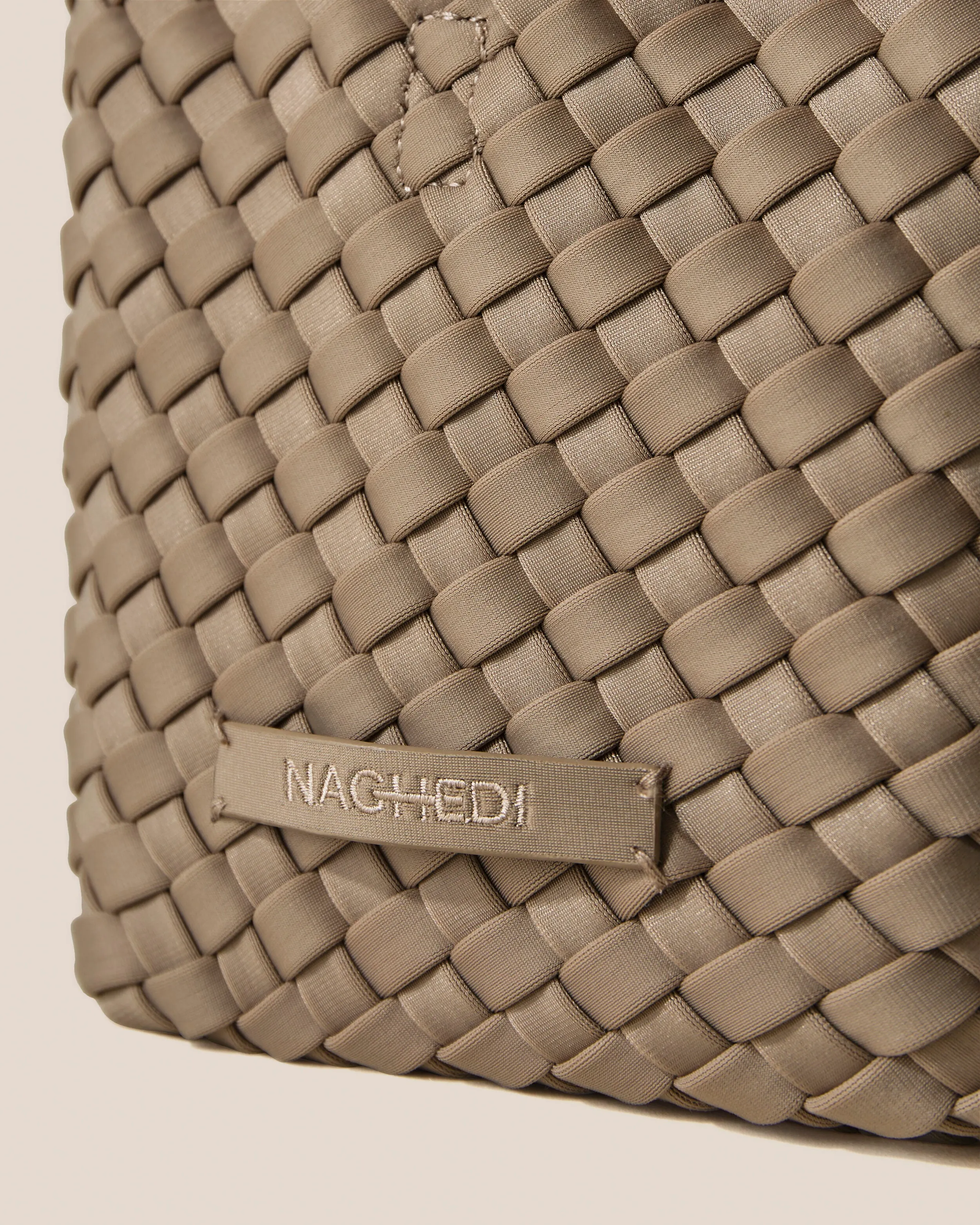 St. Barths Petit Tote | Cashmere sold by Naghedi product image thumbnail 4