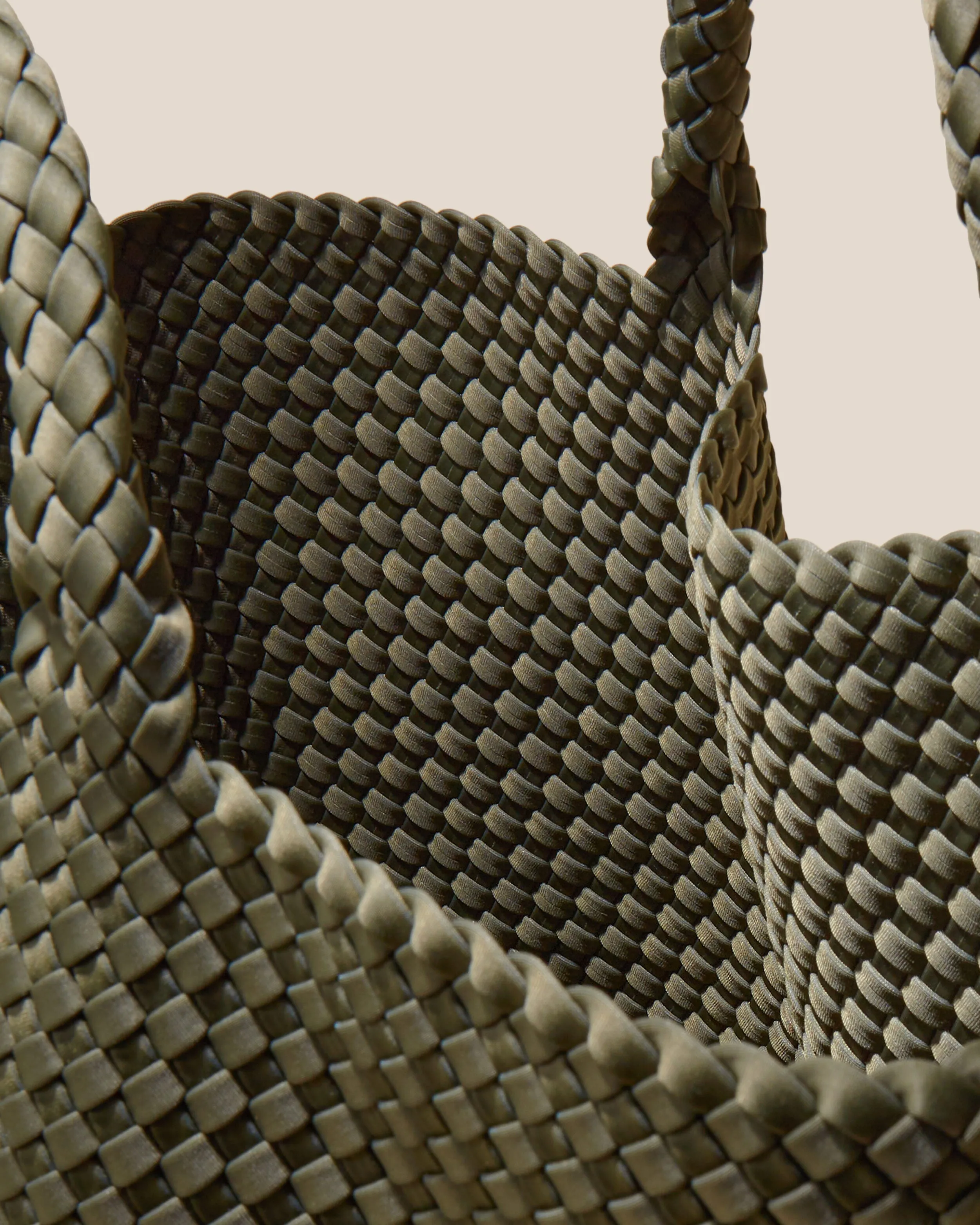 St. Barths Large Tote | Olive sold by Naghedi product image thumbnail 2