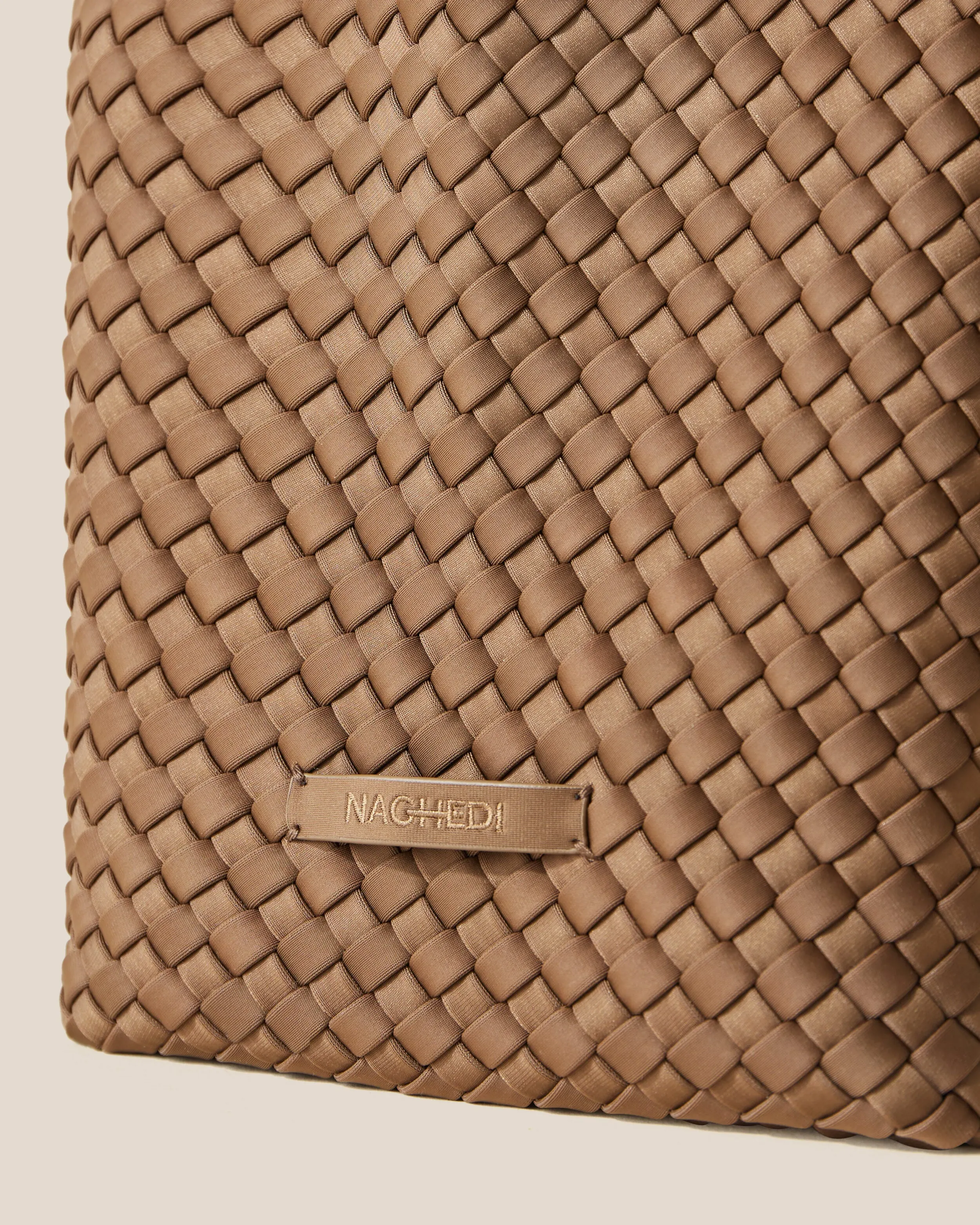 St. Barths Medium Tote | Mink sold by Naghedi product image thumbnail 4