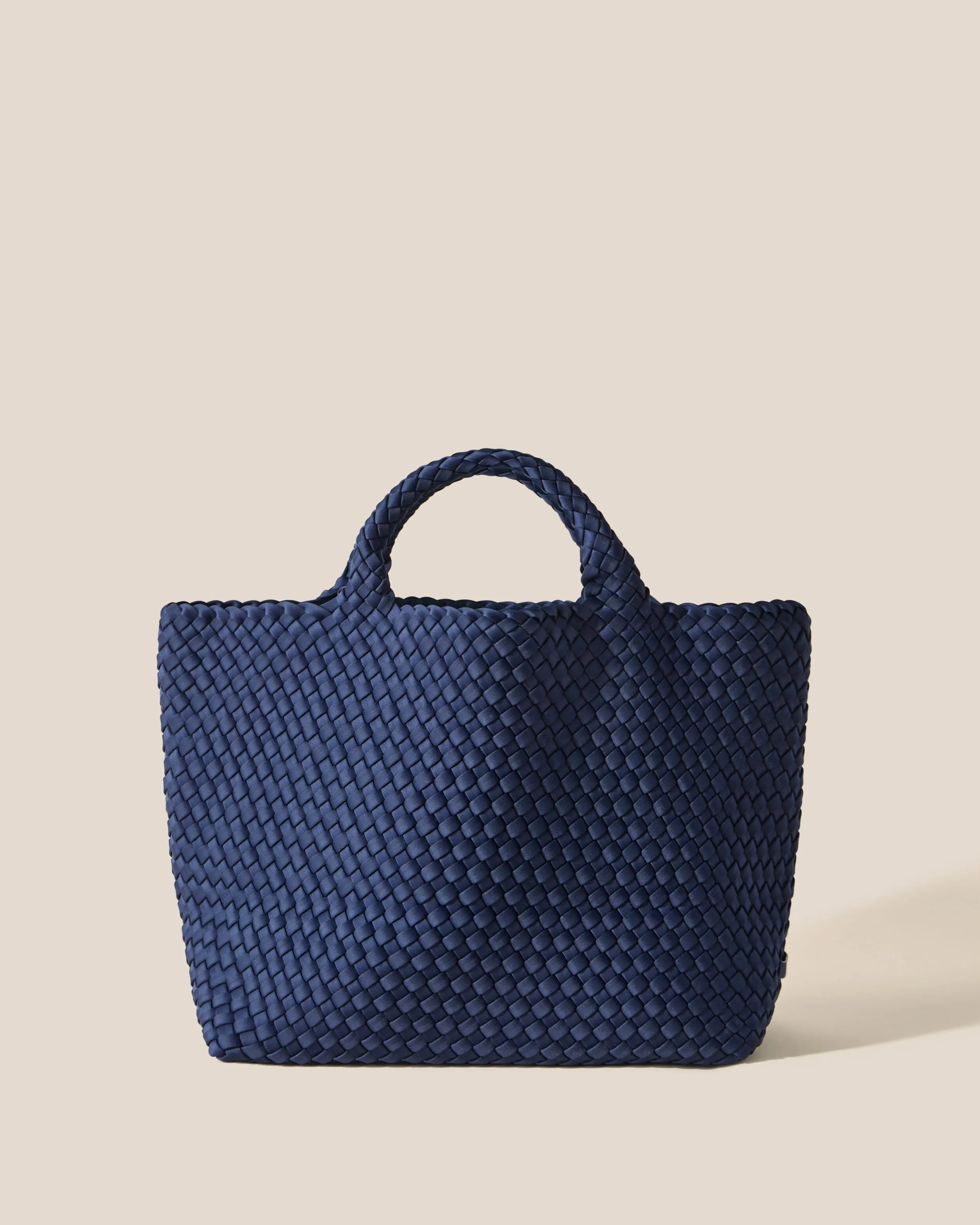 St. Barths Medium Tote | Ink Blue sold by Naghedi