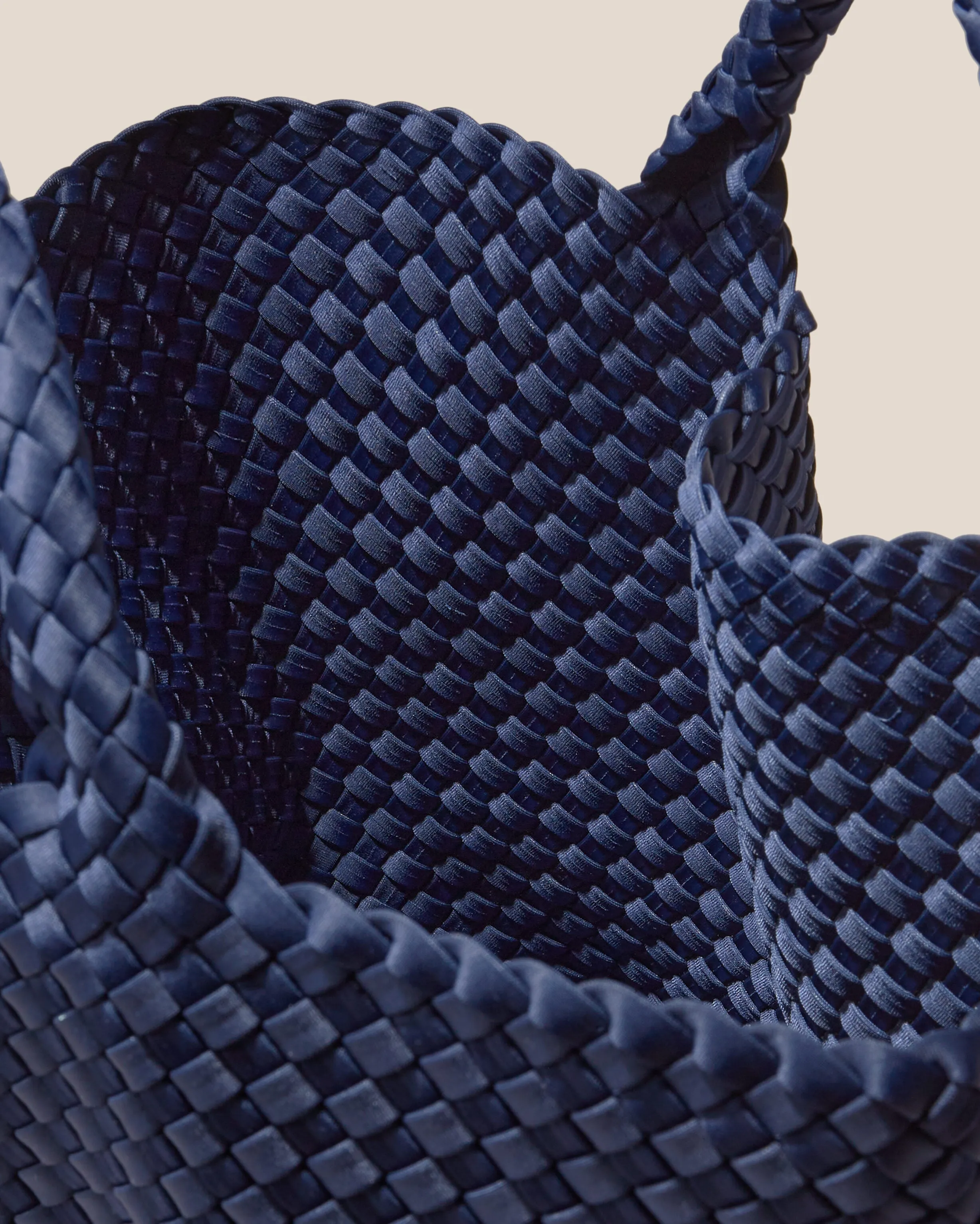 St. Barths Medium Tote | Ink Blue sold by Naghedi product image thumbnail 2