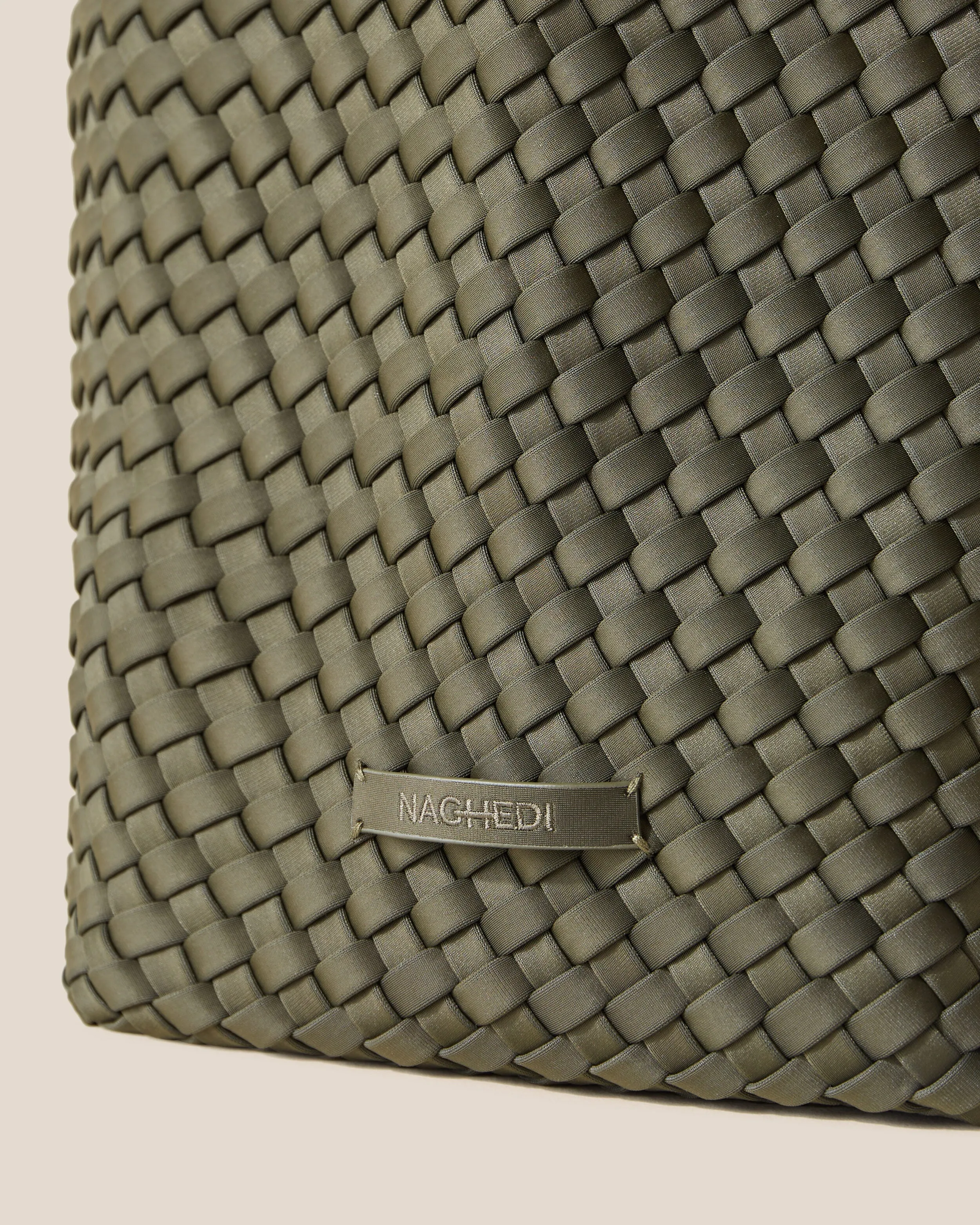 St. Barths Medium Tote | Olive sold by Naghedi product image thumbnail 4