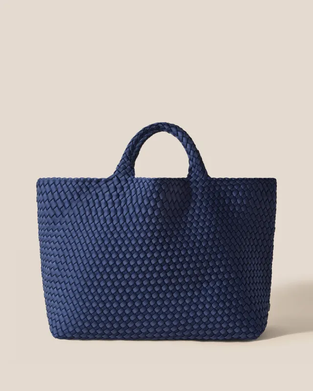 St. Barths Large Tote | Ink Blue sold by Naghedi