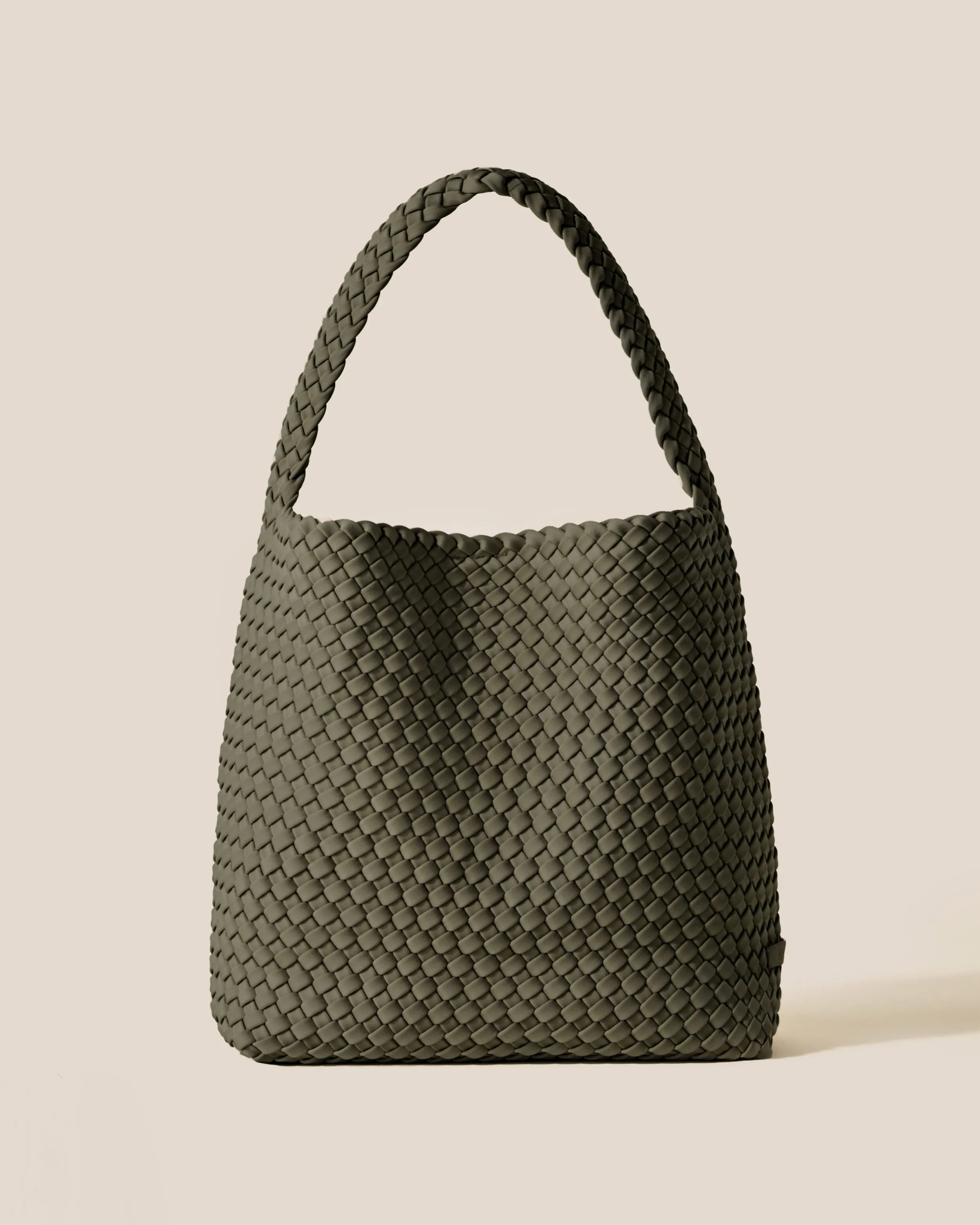 Nomad Medium Hobo | Olive sold by Naghedi