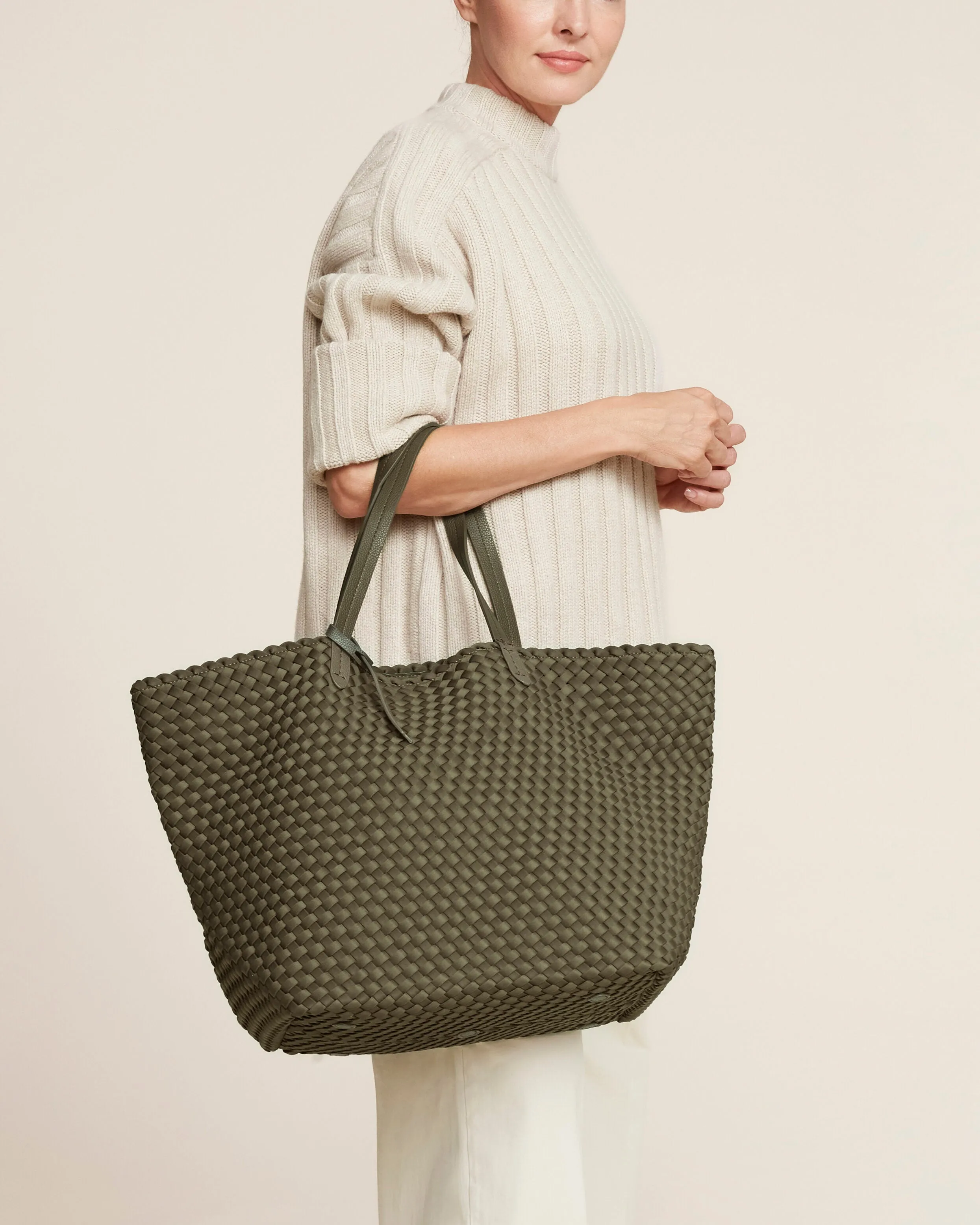 Jetsetter Large Tote | Olive sold by Naghedi product image thumbnail 4