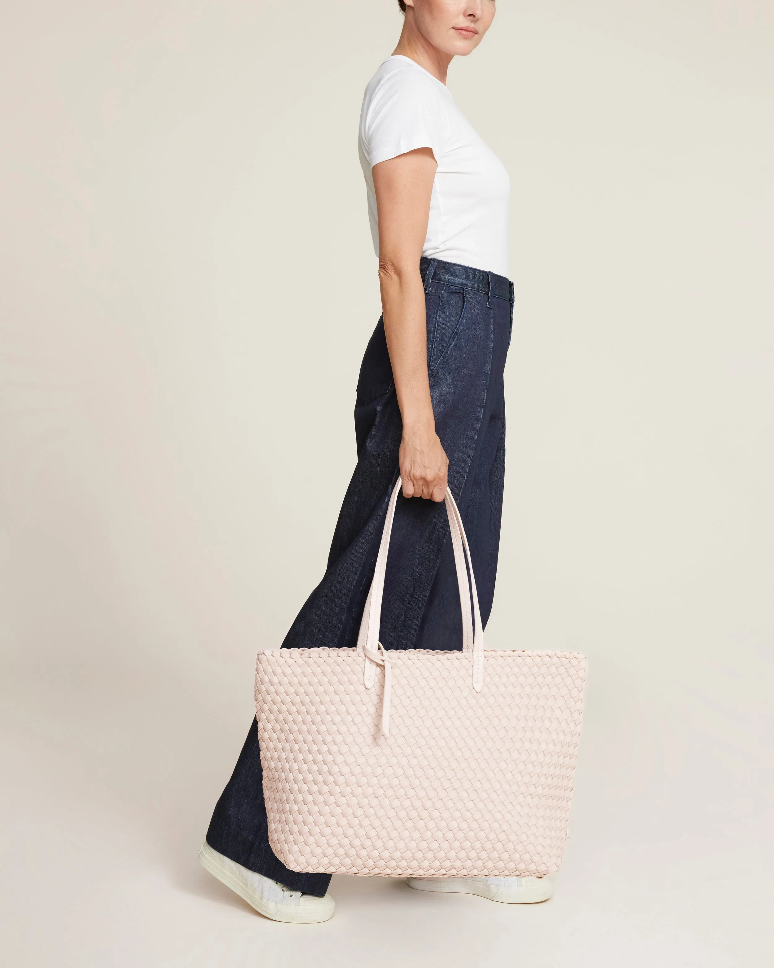 Jetsetter Large Tote | Shell Pink sold by Naghedi product image thumbnail 5