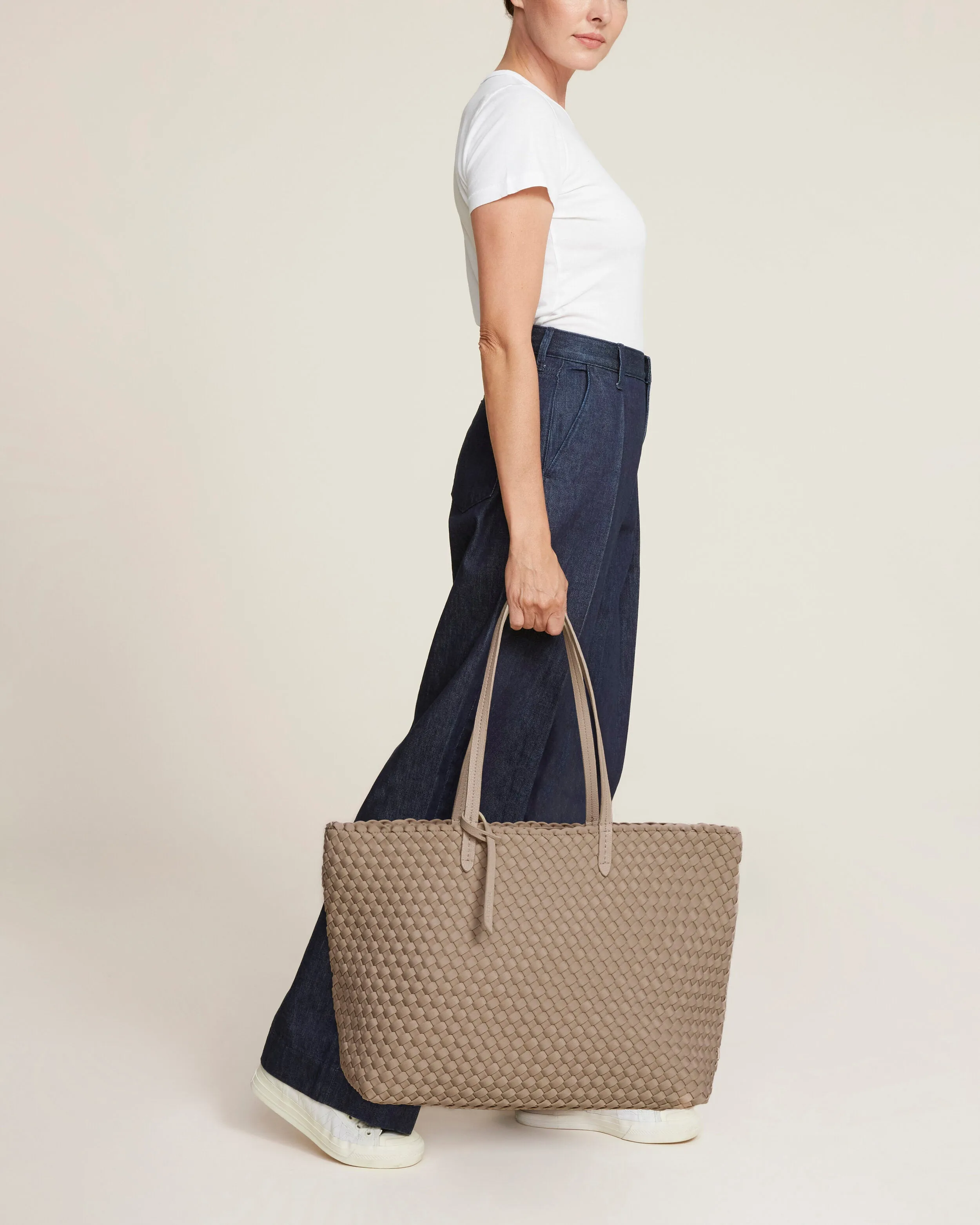 Jetsetter Large Tote | Cashmere sold by Naghedi product image thumbnail 5