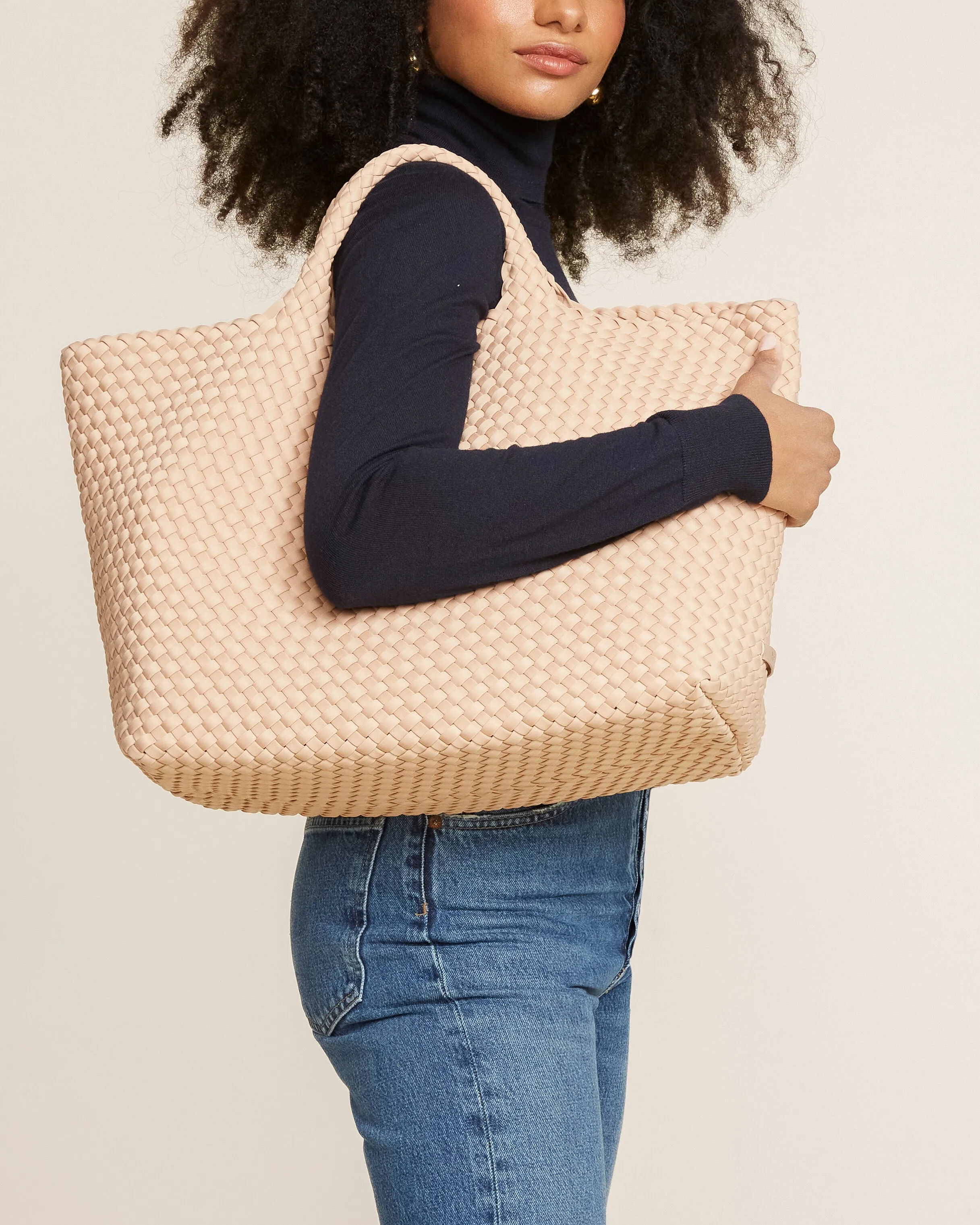 St. Barths Large Tote | Camel sold by Naghedi product image thumbnail 5