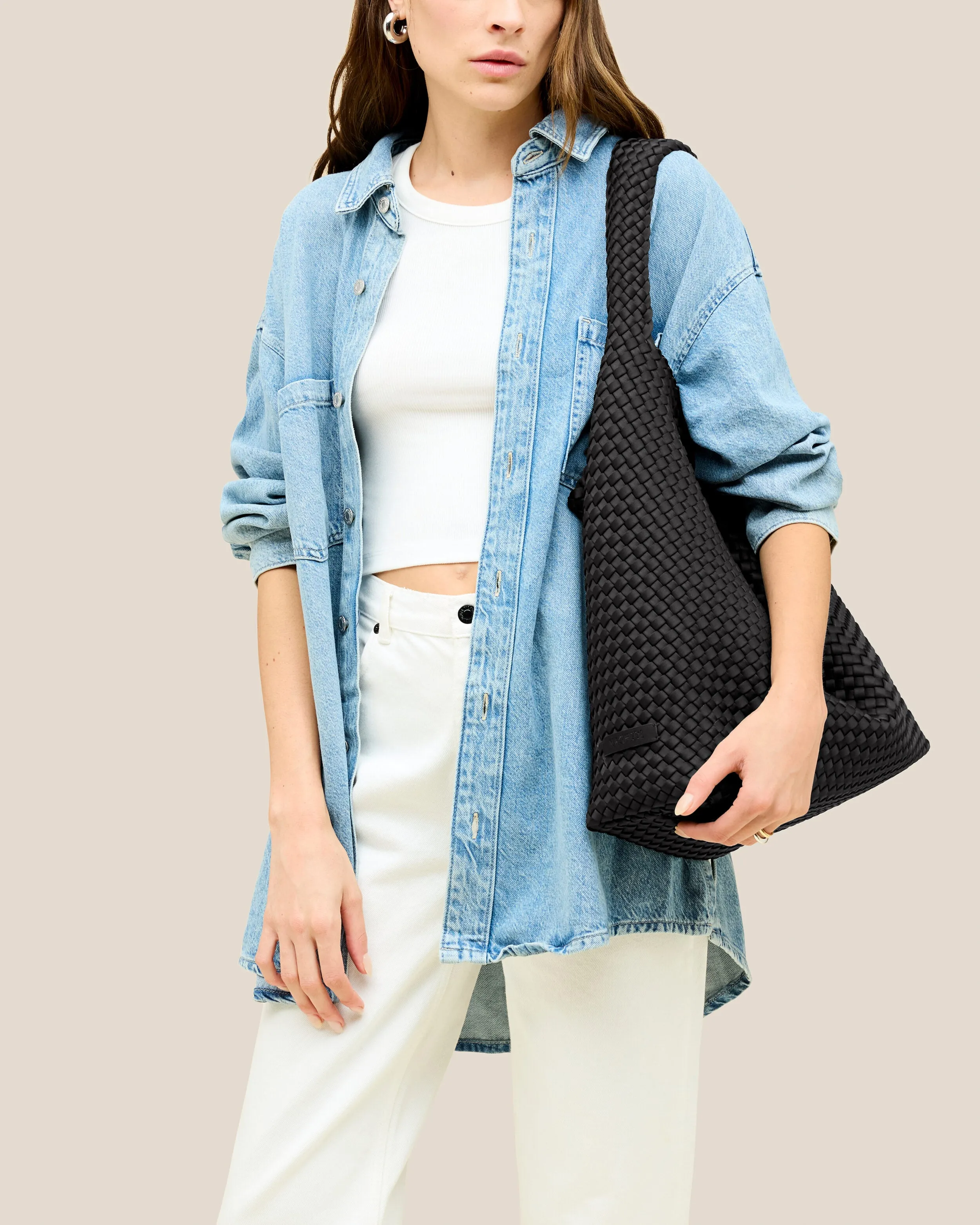 Nomad Large Hobo | Onyx sold by Naghedi product image thumbnail 5