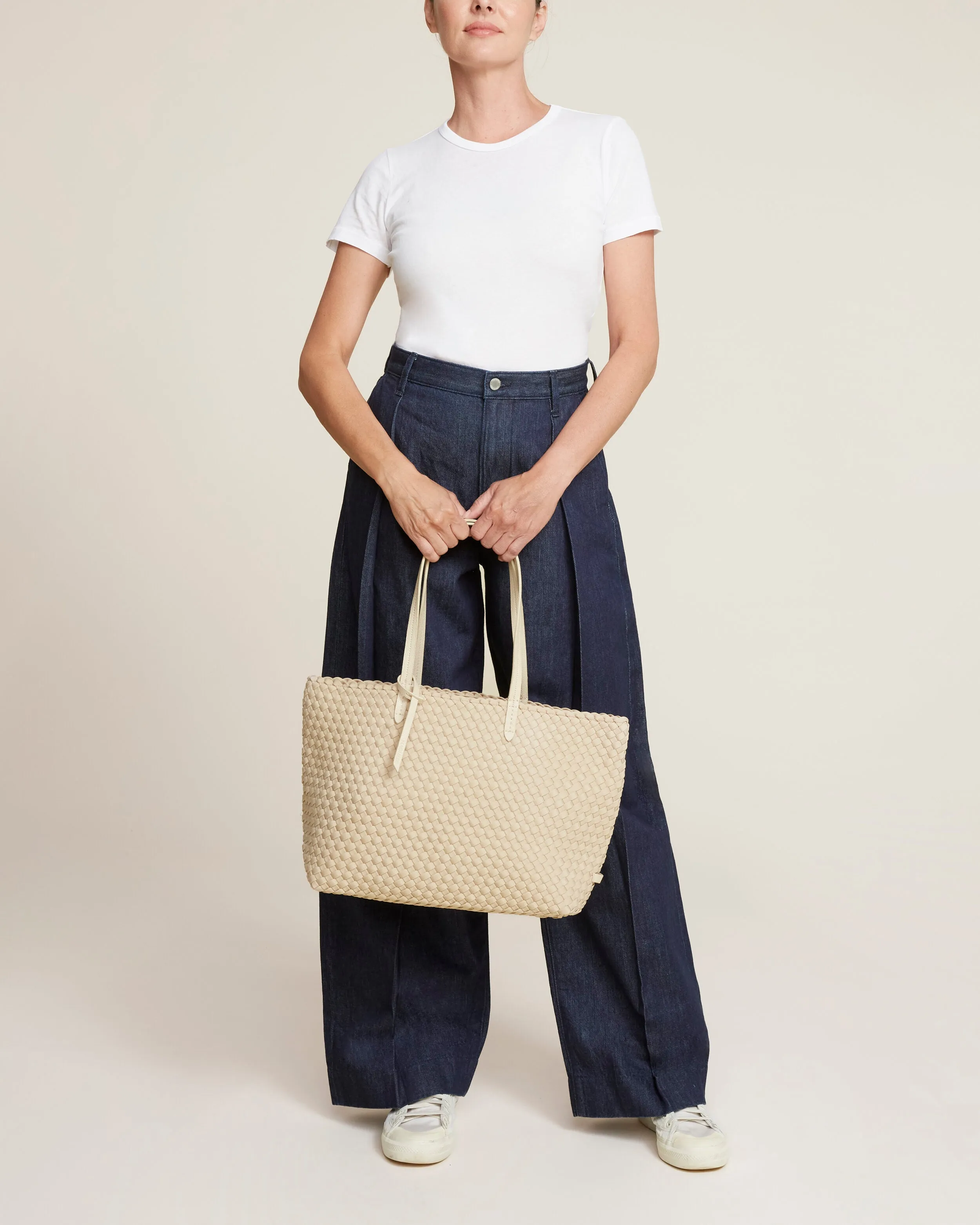 Jetsetter Small Tote | Ecru (Original) sold by Naghedi product image thumbnail 5