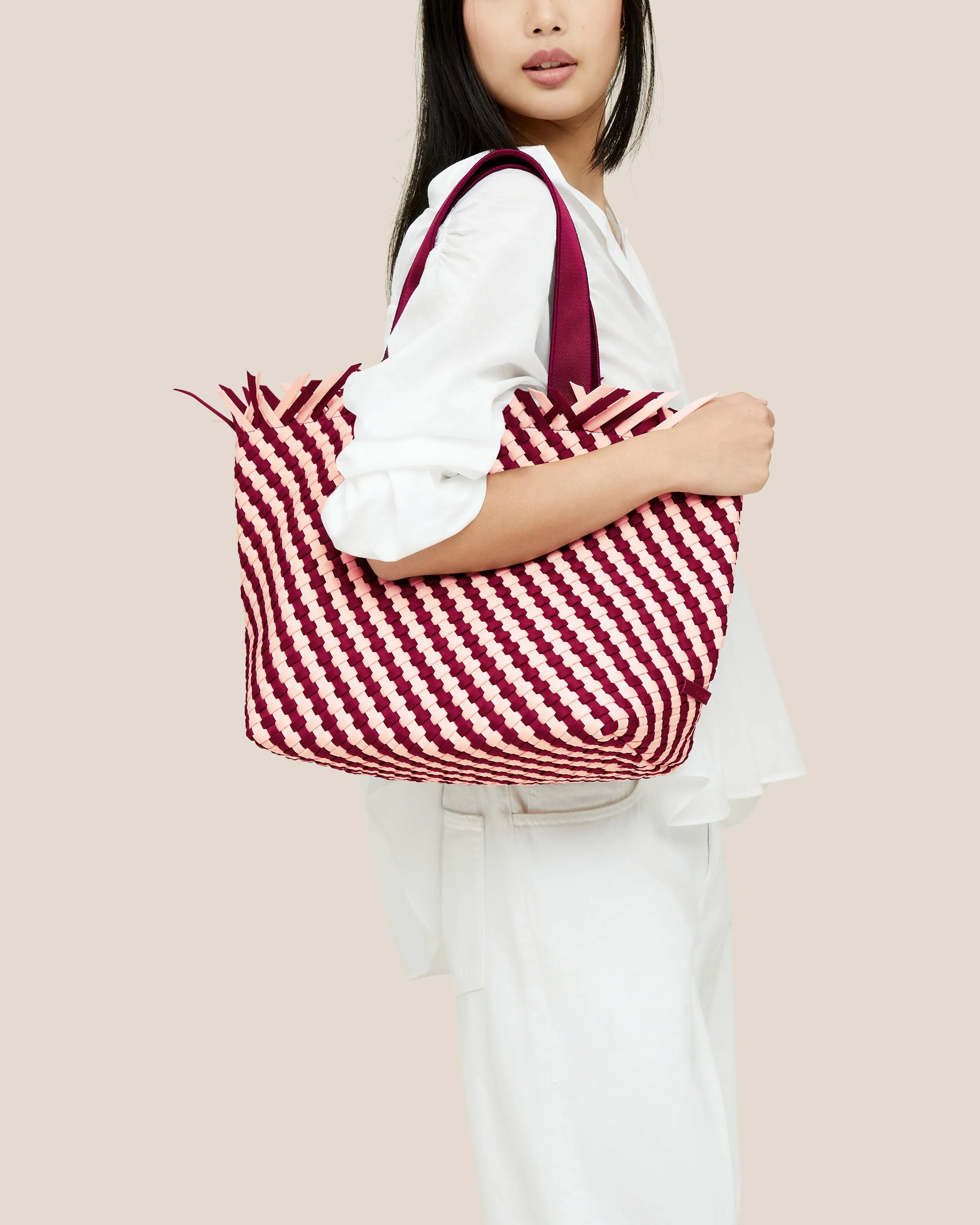 Havana Medium Tote Striped | Jaipur sold by Naghedi product image thumbnail 5