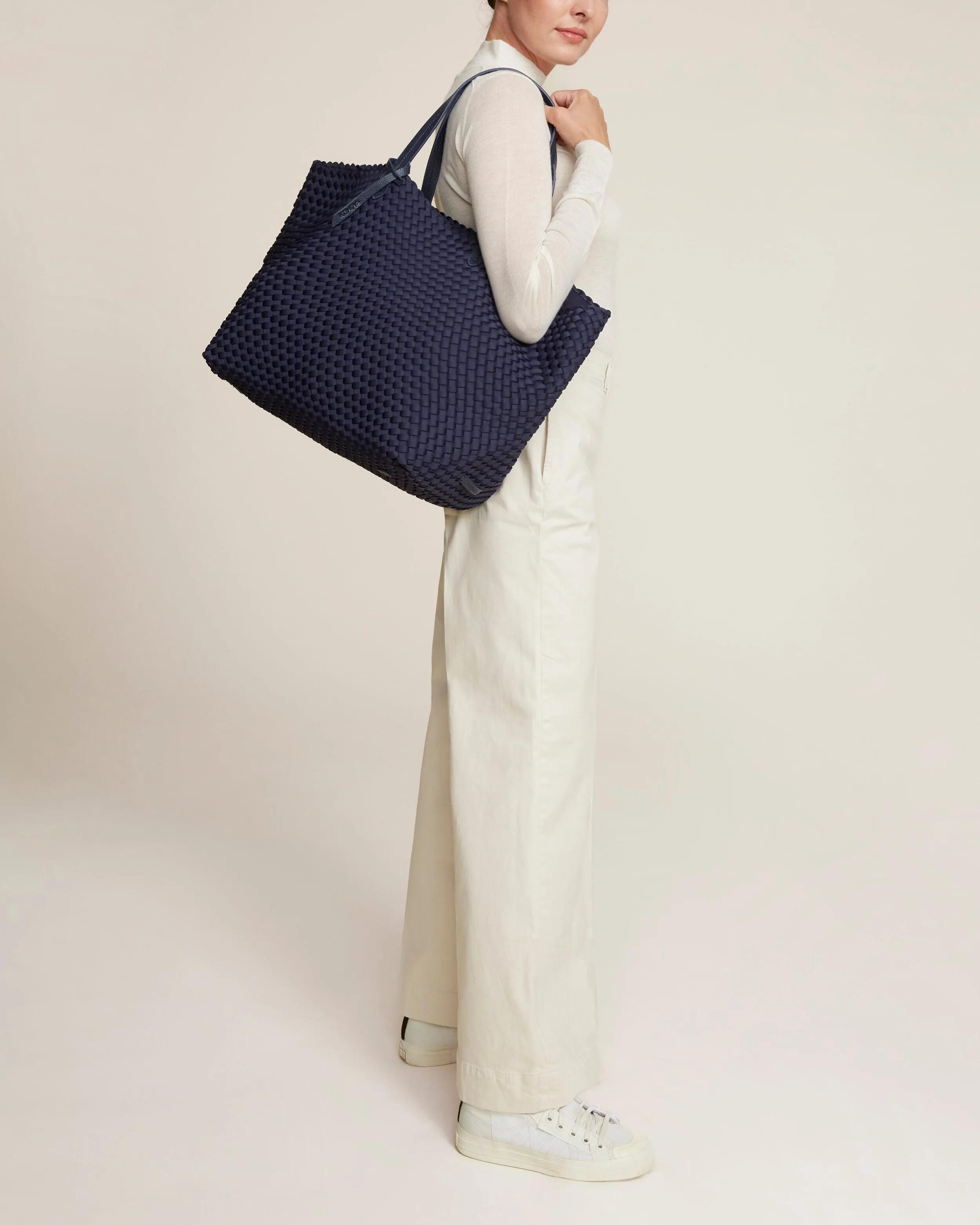Jetsetter Large Tote | Ink Blue sold by Naghedi product image thumbnail 5