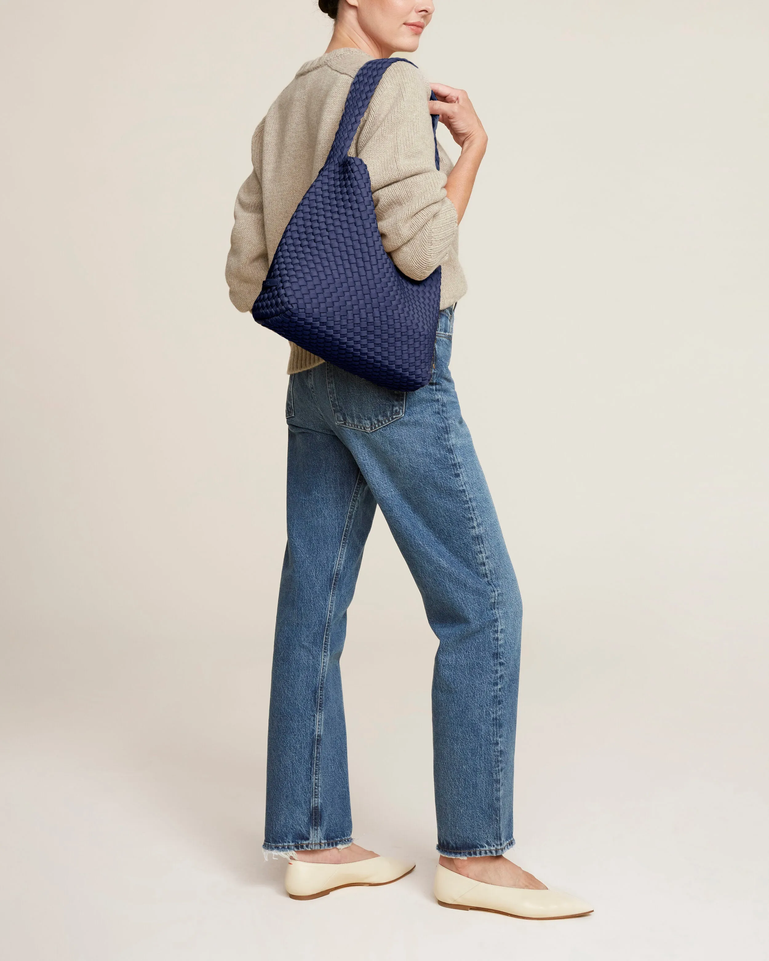 Nomad Medium Hobo | Ink Blue sold by Naghedi product image thumbnail 5