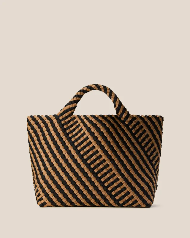St. Barths Medium Tote Striped Geo | Ravenna sold by Naghedi