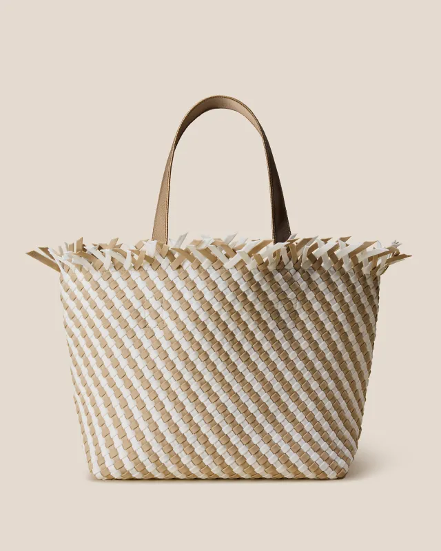 Havana Medium Tote Striped | Almaza sold by Naghedi