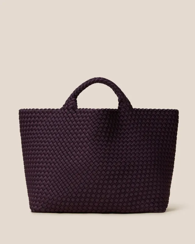 St. Barths Large Tote | Aubergine sold by Naghedi