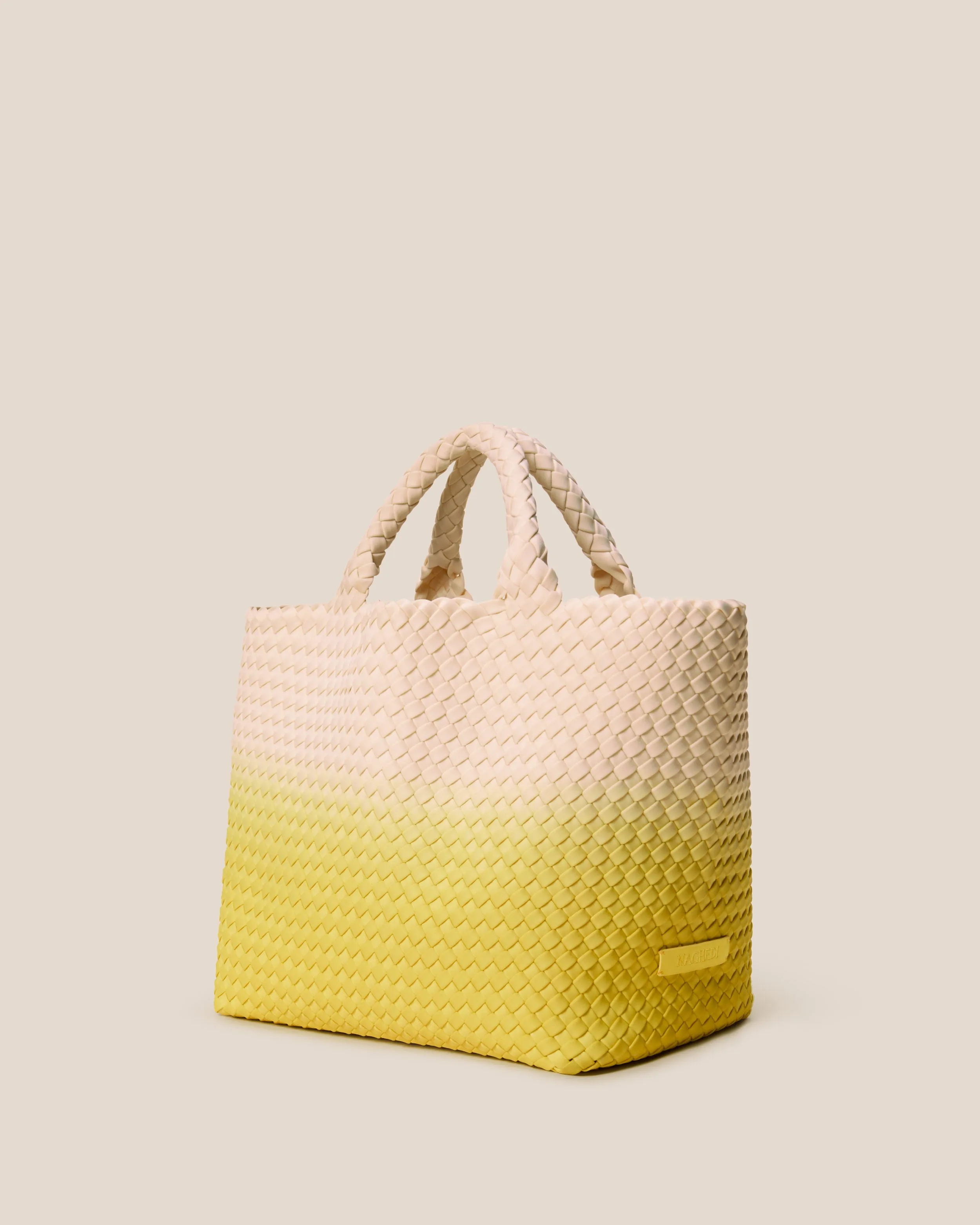 St. Barths Medium Tote Dip Dyed | Ginkgo sold by Naghedi product image thumbnail 4