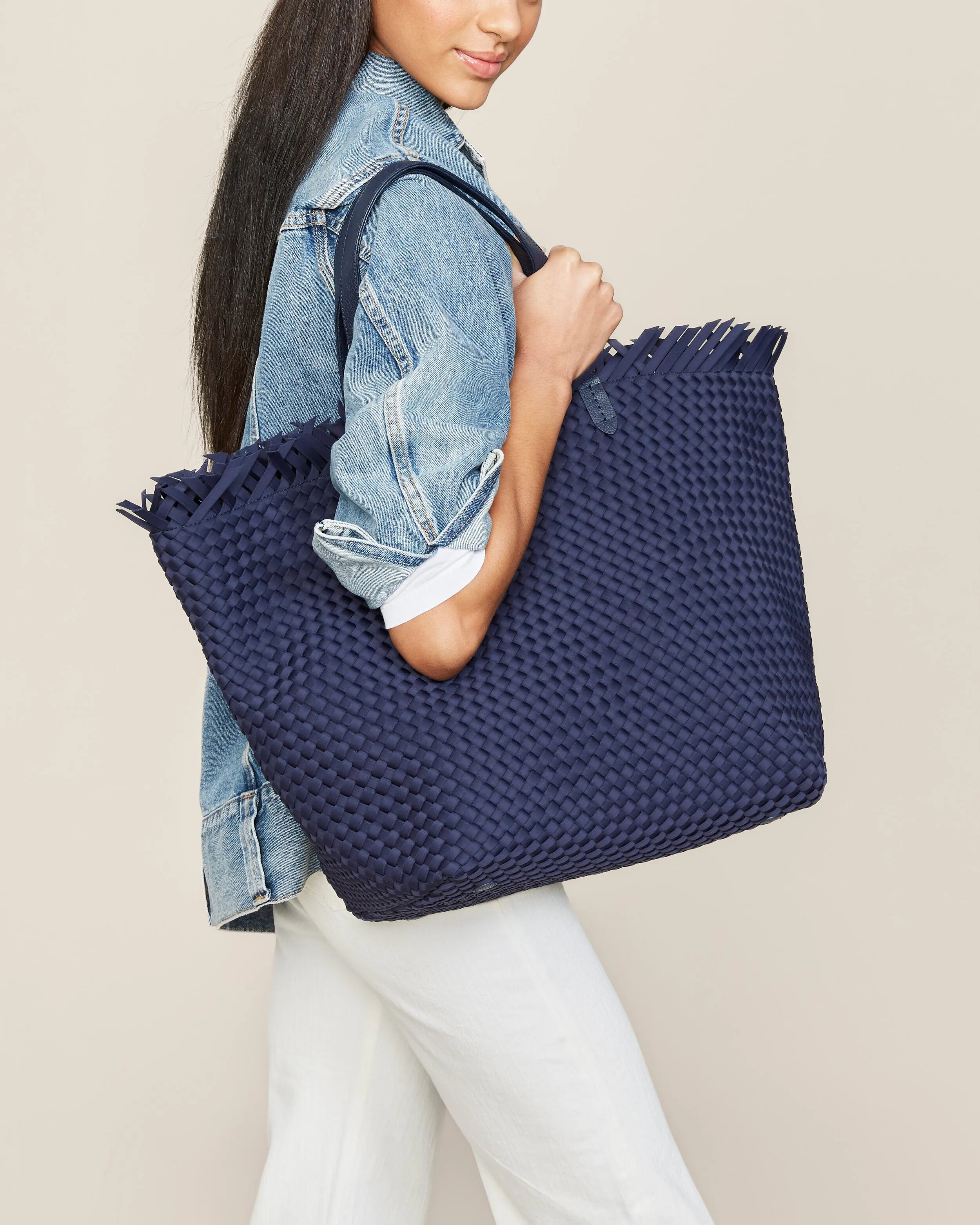 Havana Travel Tote | Ink Blue sold by Naghedi product image thumbnail 4