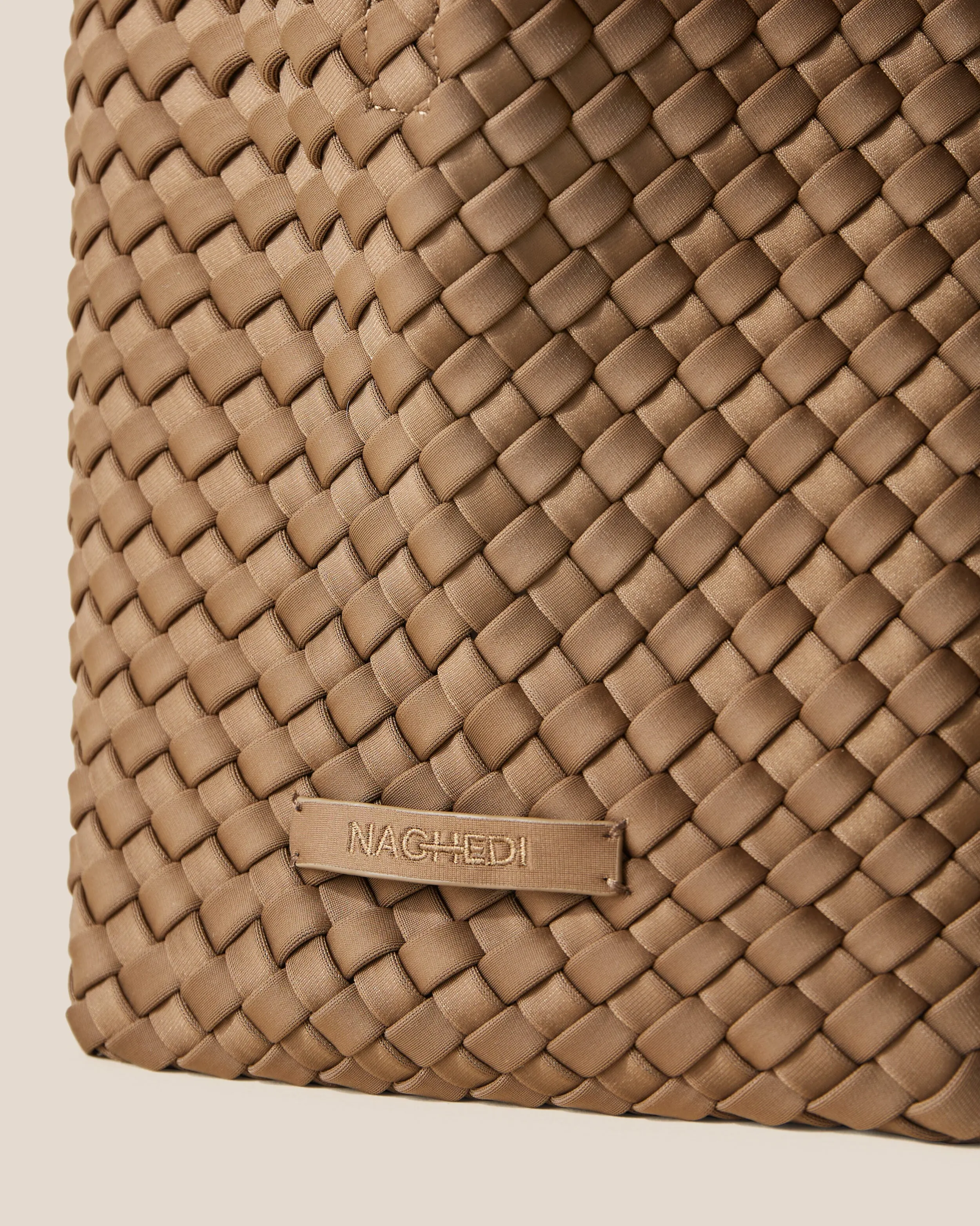 St. Barths Small Tote | Mink sold by Naghedi product image thumbnail 4