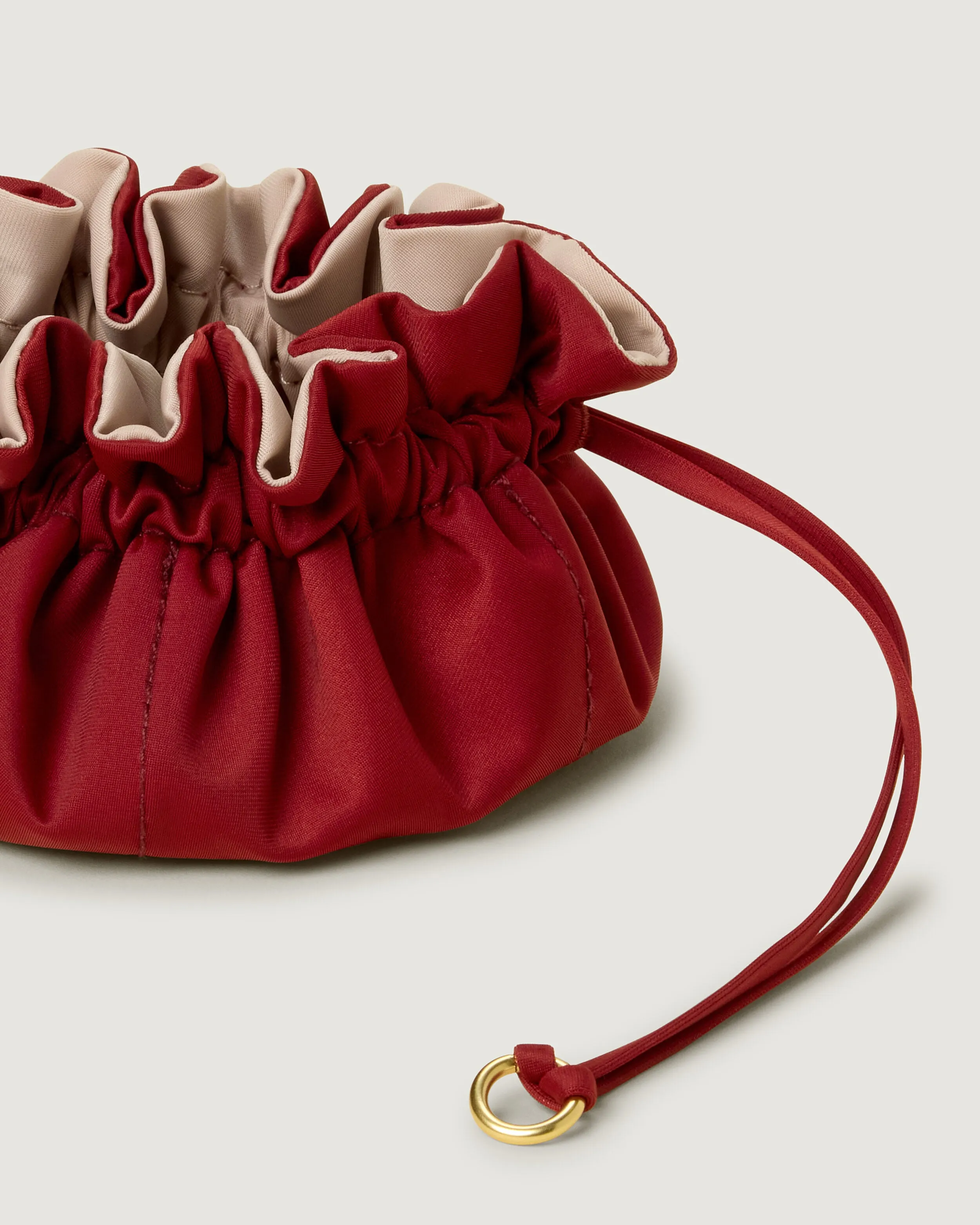 Lotus Petit Jewelry Pouch | Rosso sold by Naghedi product image thumbnail 3