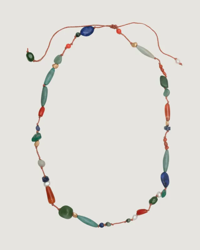 Alhaja Poseidon Necklace | Multicolor made by Naghedi