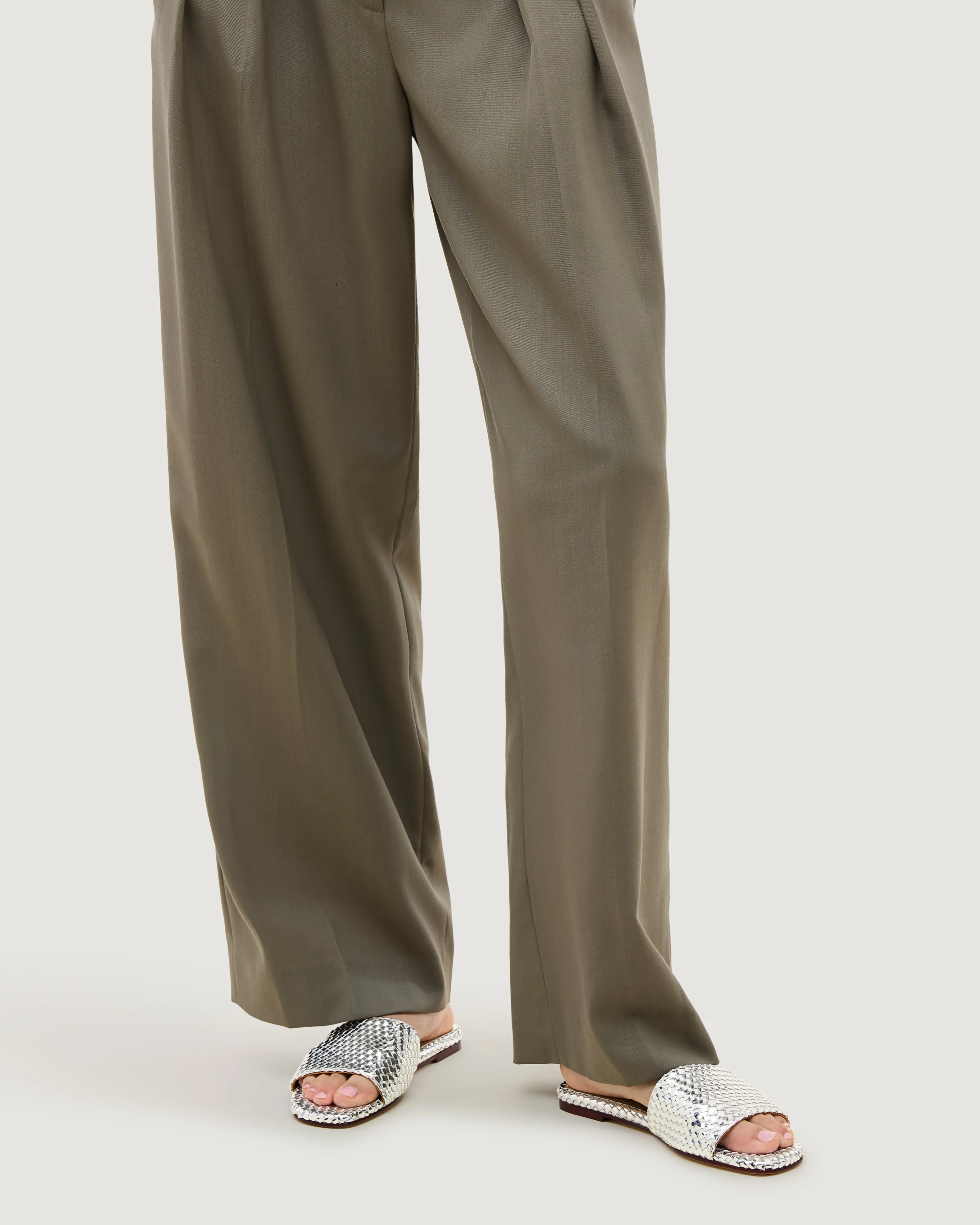 St. Barths Slide Metallic | Silver sold by Naghedi product image thumbnail 5