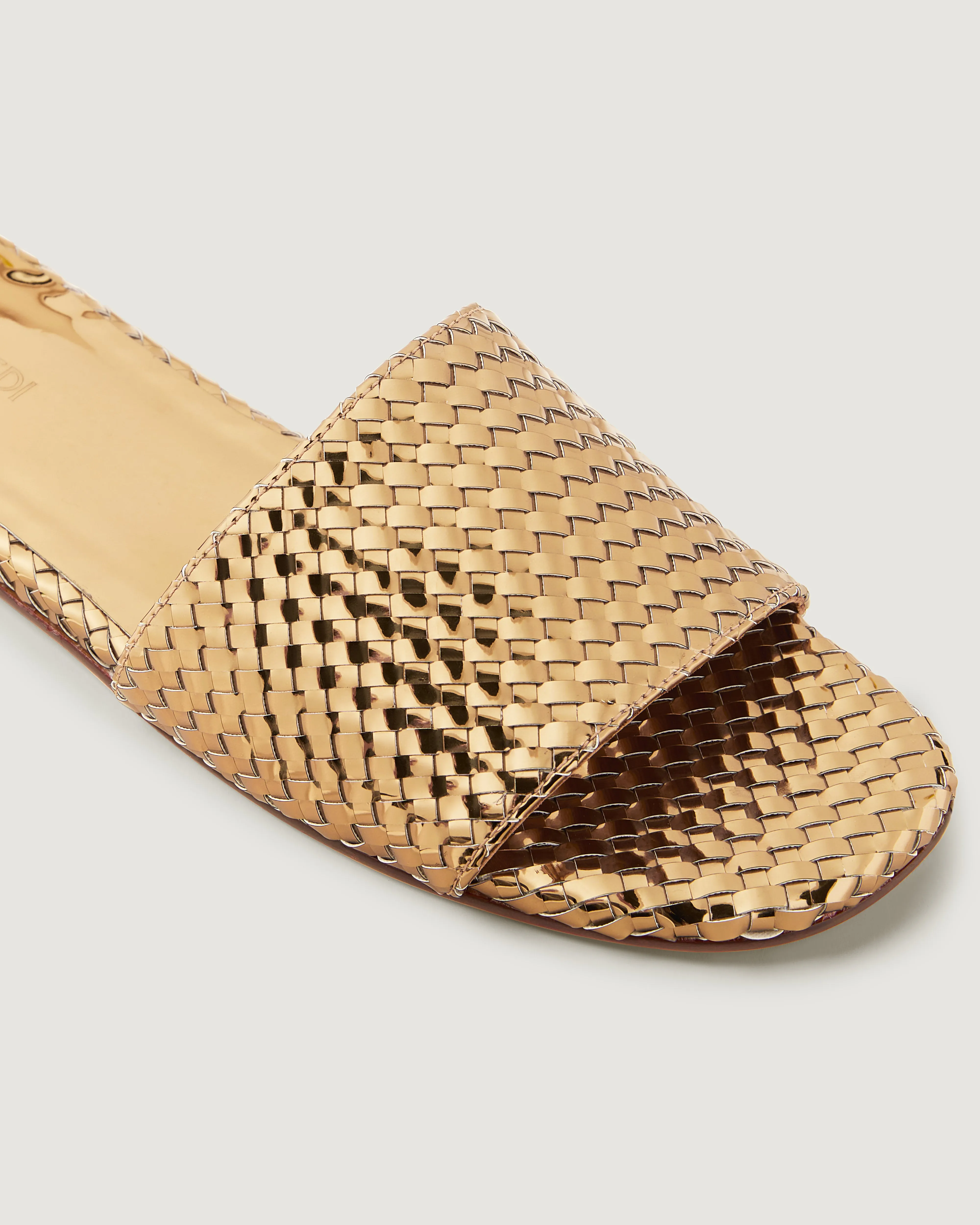 St. Barths Slide Metallic | Bronze sold by Naghedi product image thumbnail 2
