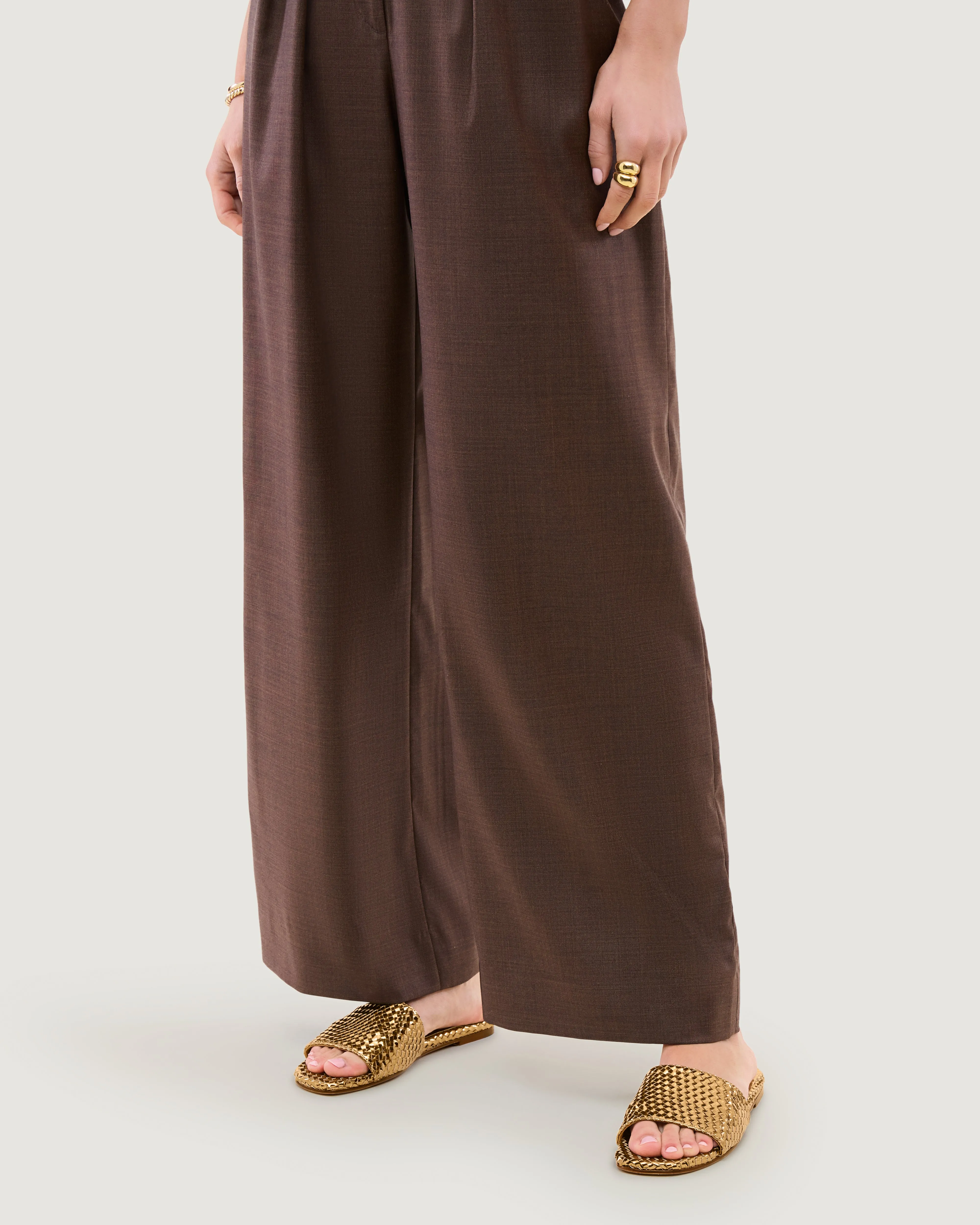 St. Barths Slide Metallic | Bronze sold by Naghedi product image thumbnail 5