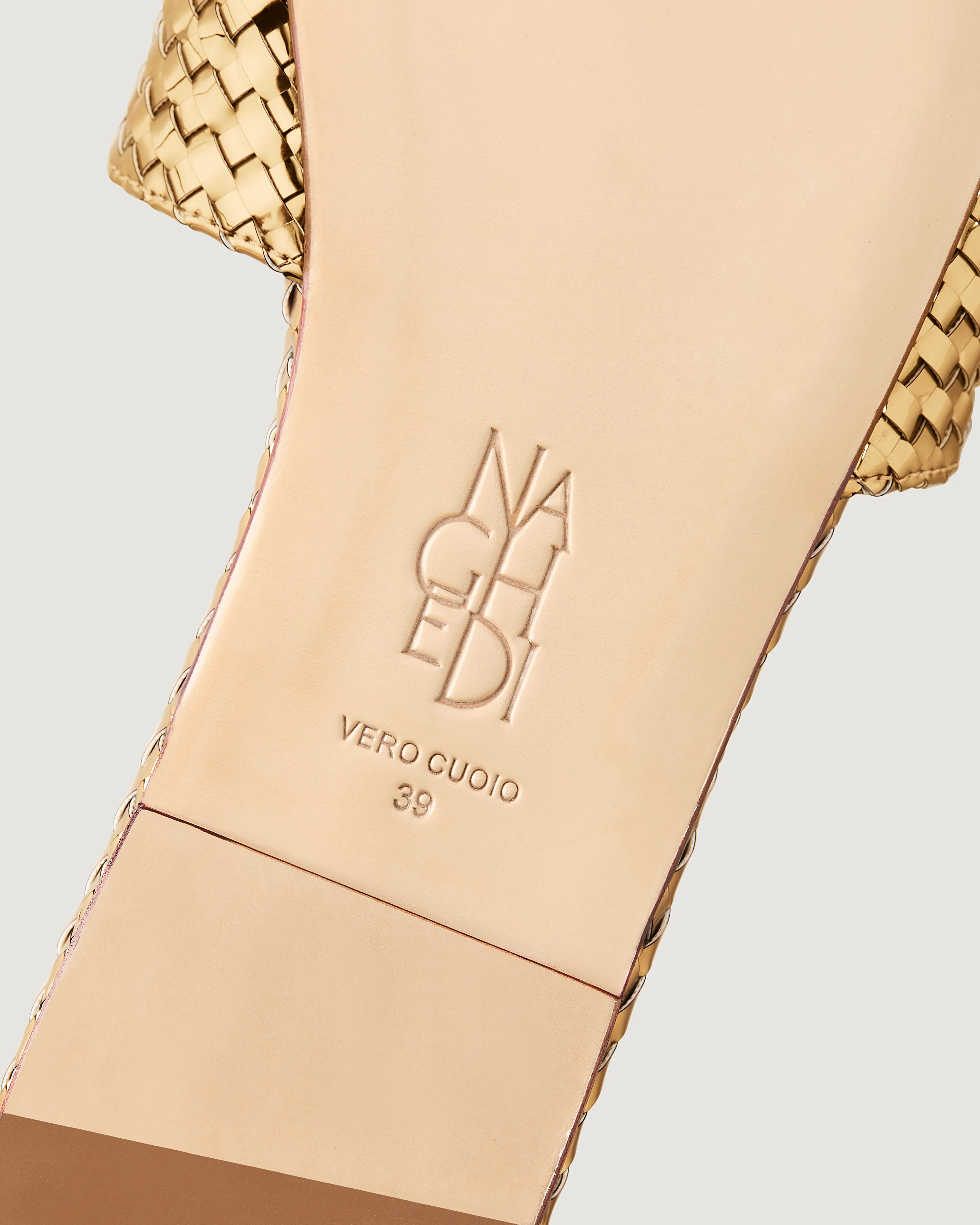 St. Barths Slide Metallic | Bronze sold by Naghedi product image thumbnail 4