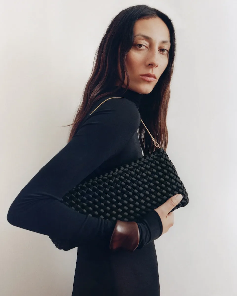 Gala Clutch Satin | Onyx sold by Naghedi product image thumbnail 4