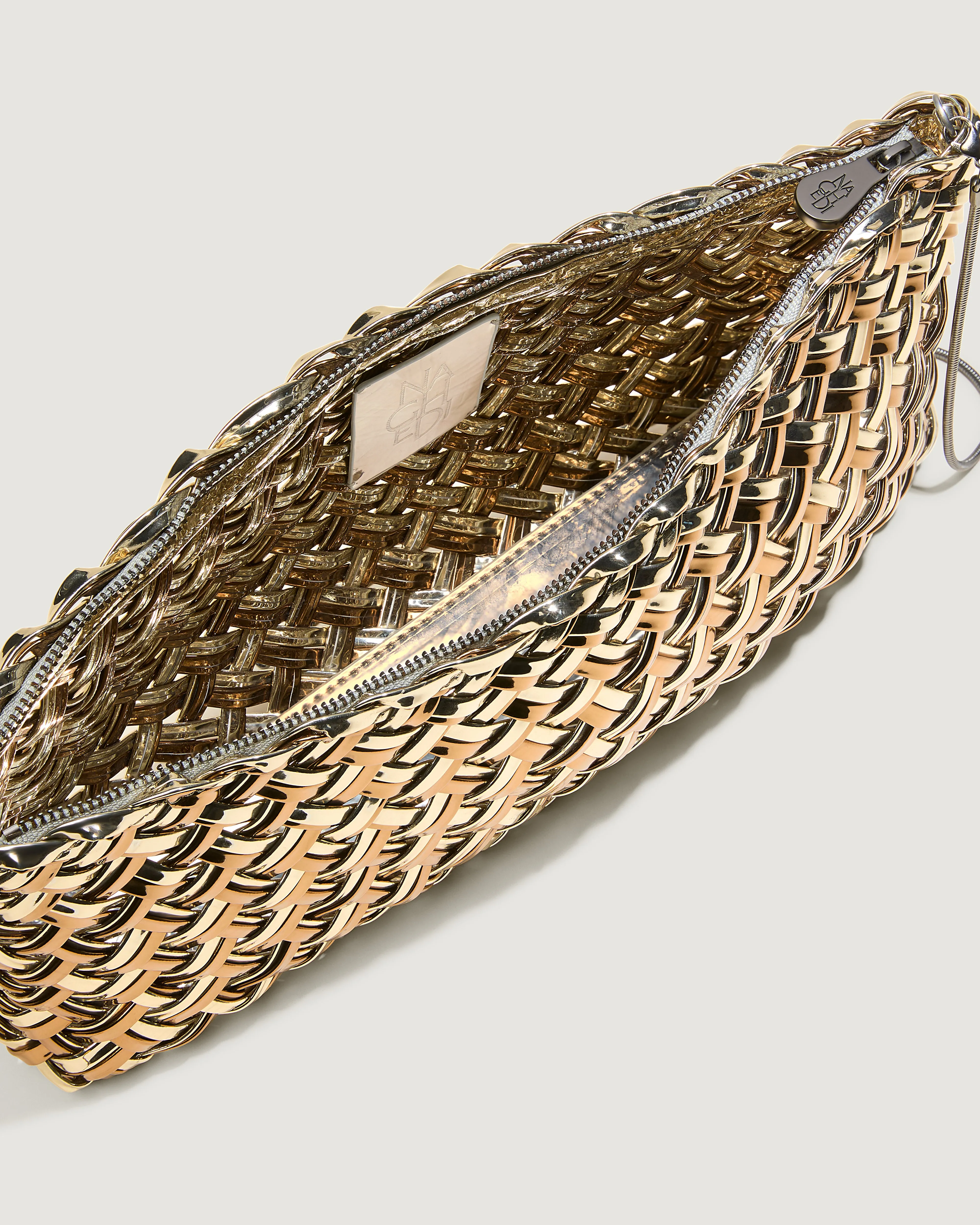 Gala Clutch Double Weave Metallic | Biarritz sold by Naghedi product image thumbnail 2