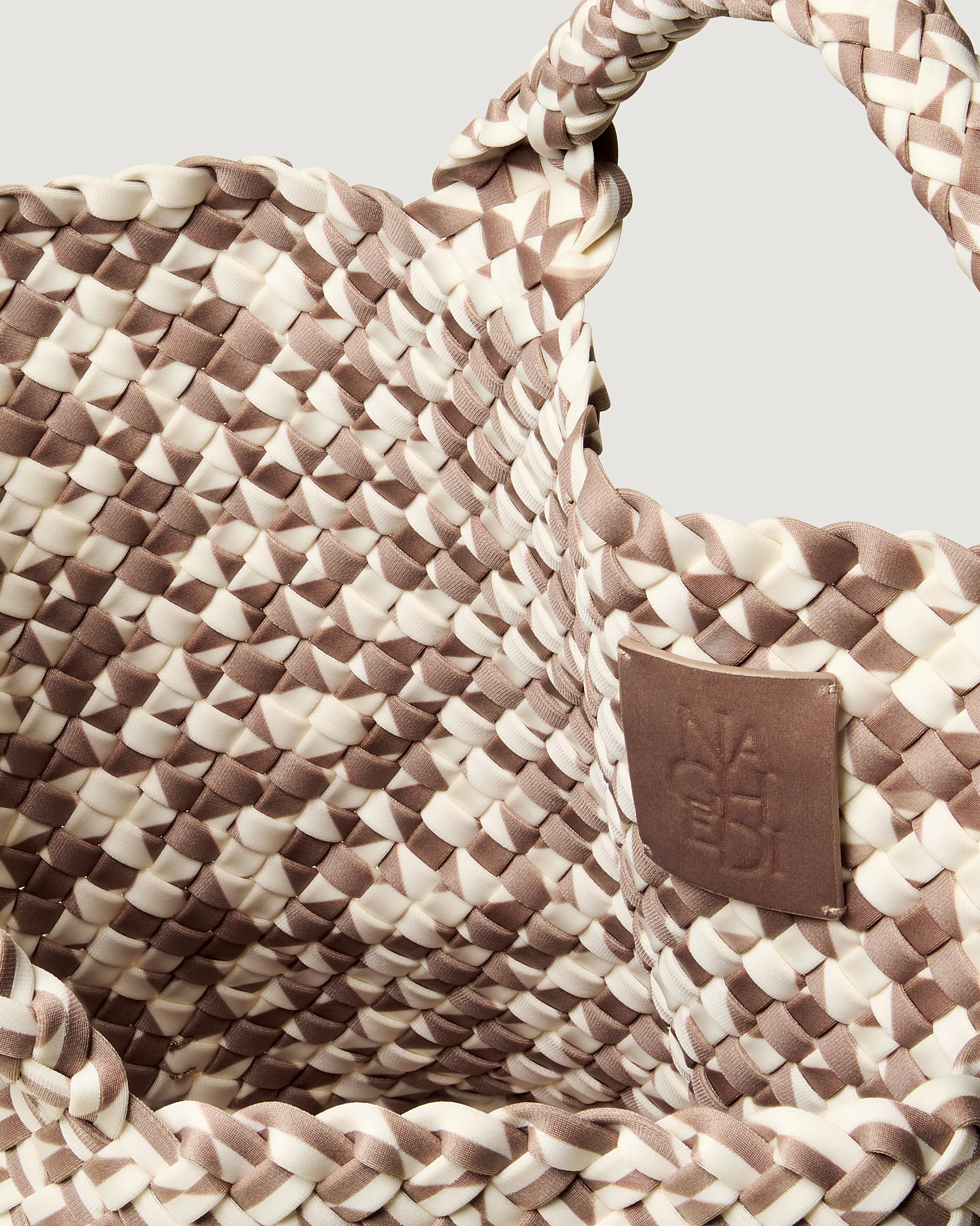St. Barths Medium Tote Prism | Flax sold by Naghedi product image thumbnail 2