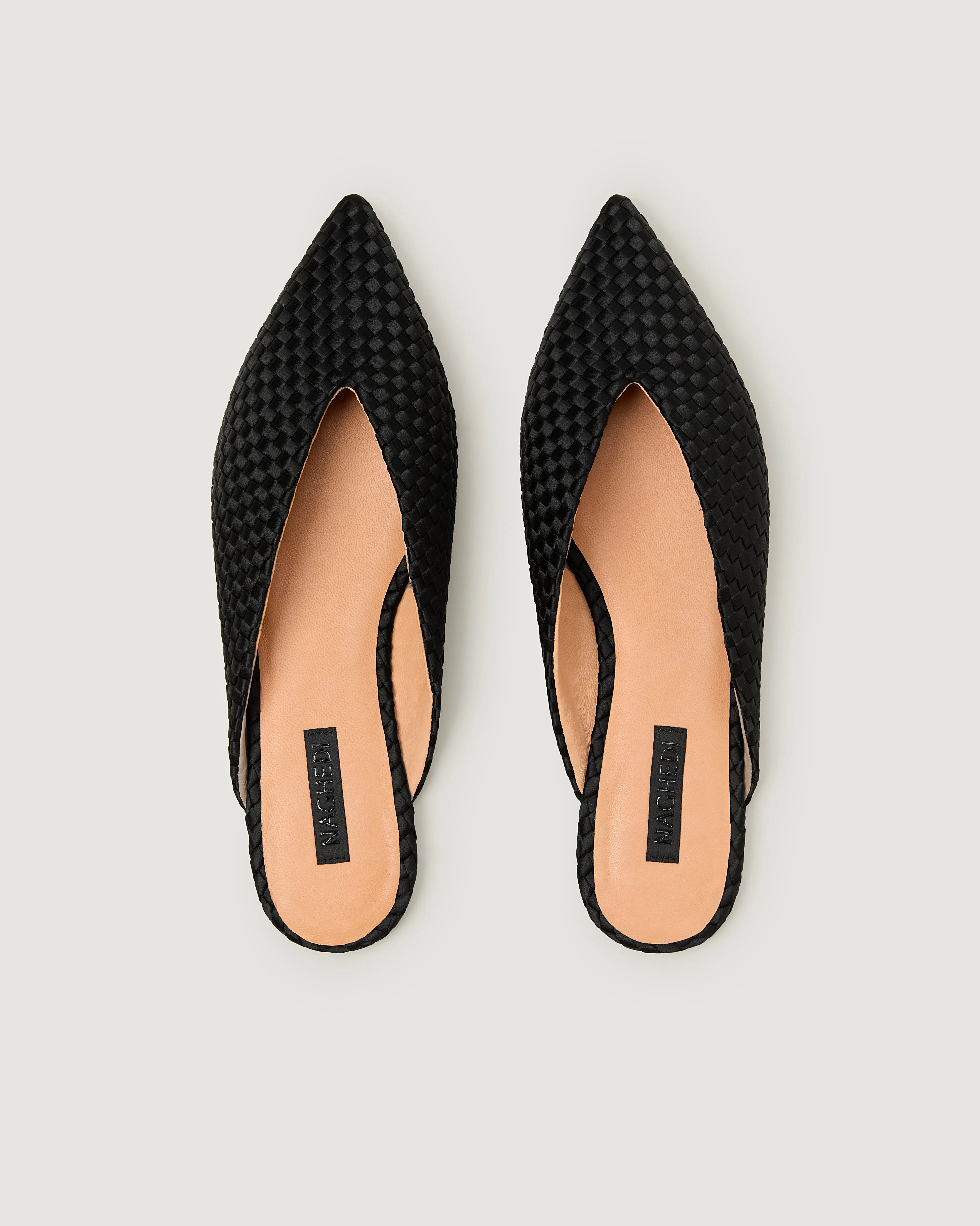 Strada Mule Satin | Onyx sold by Naghedi product image thumbnail 3