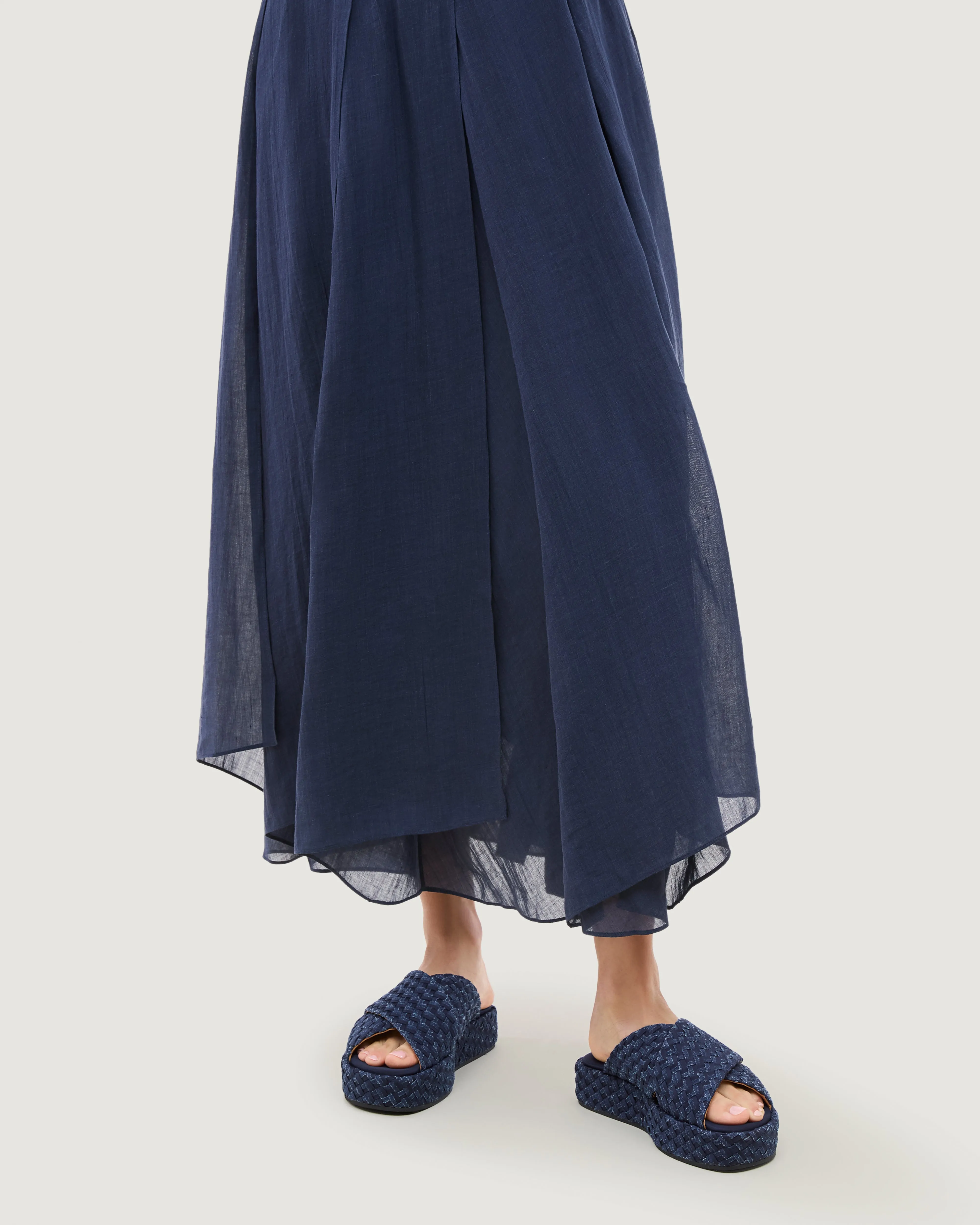 Laguna Platform Double Weave | Indigo sold by Naghedi product image thumbnail 5