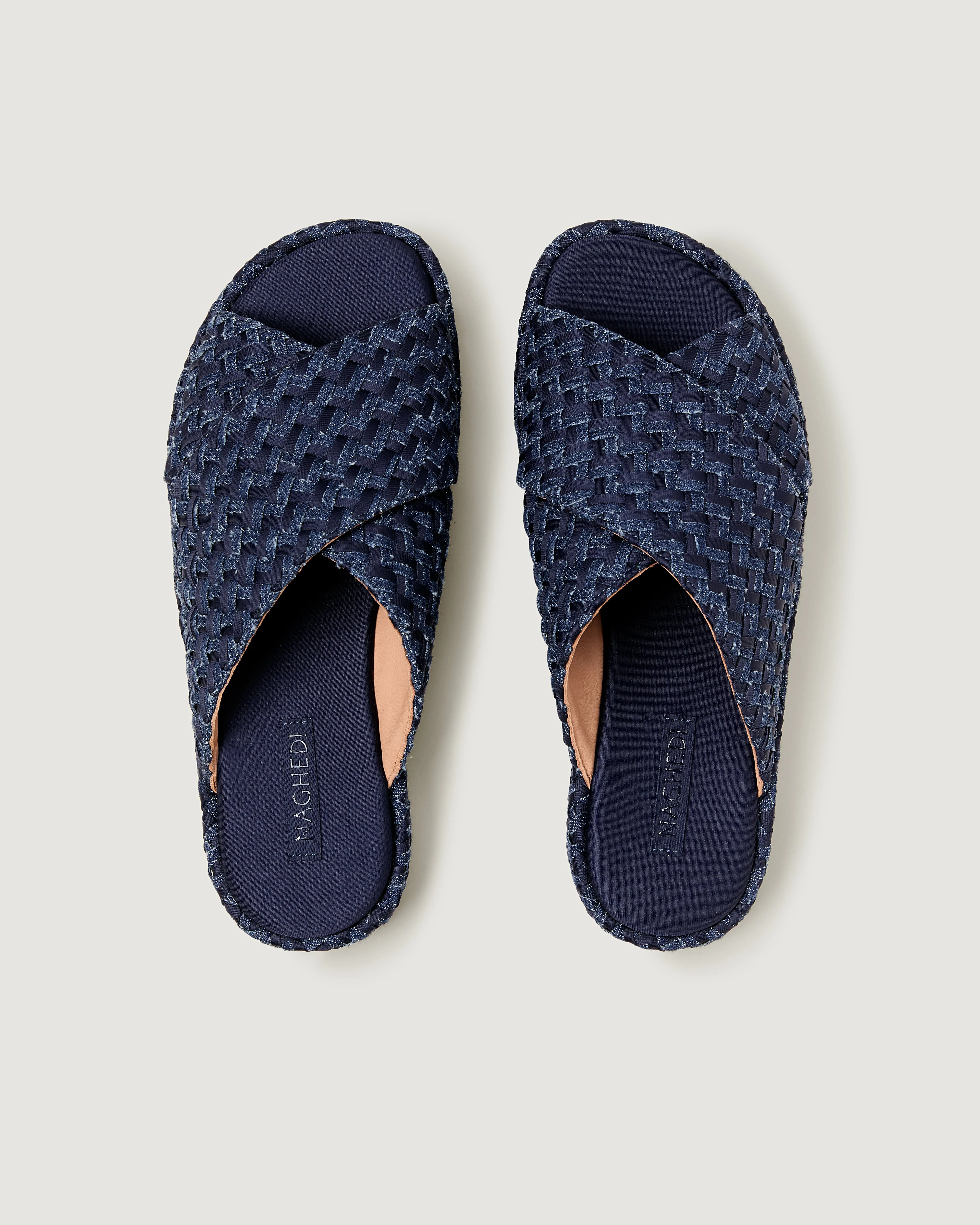 Laguna Platform Double Weave | Indigo sold by Naghedi product image thumbnail 3