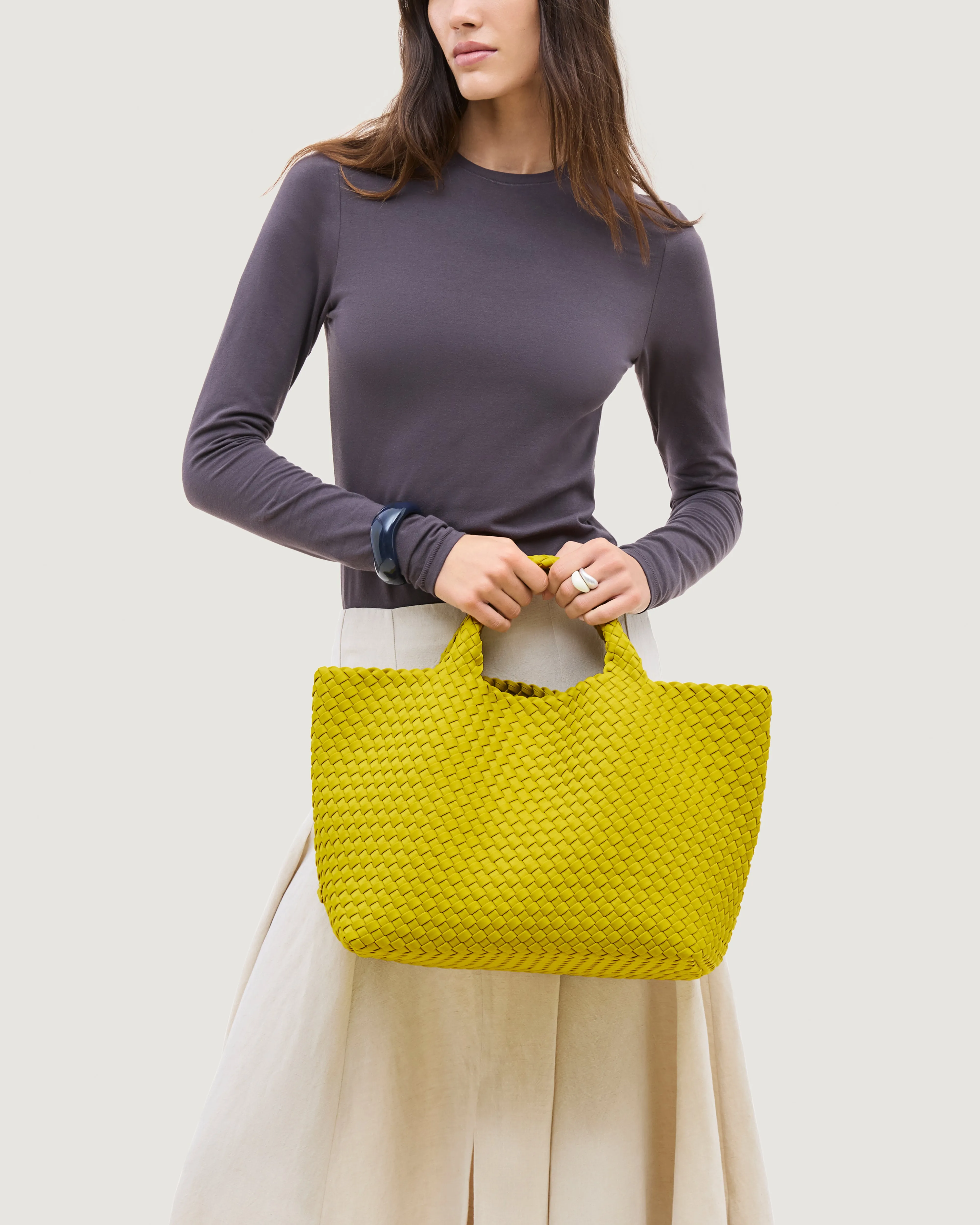 St. Barths Medium Tote | Ochre sold by Naghedi product image thumbnail 5