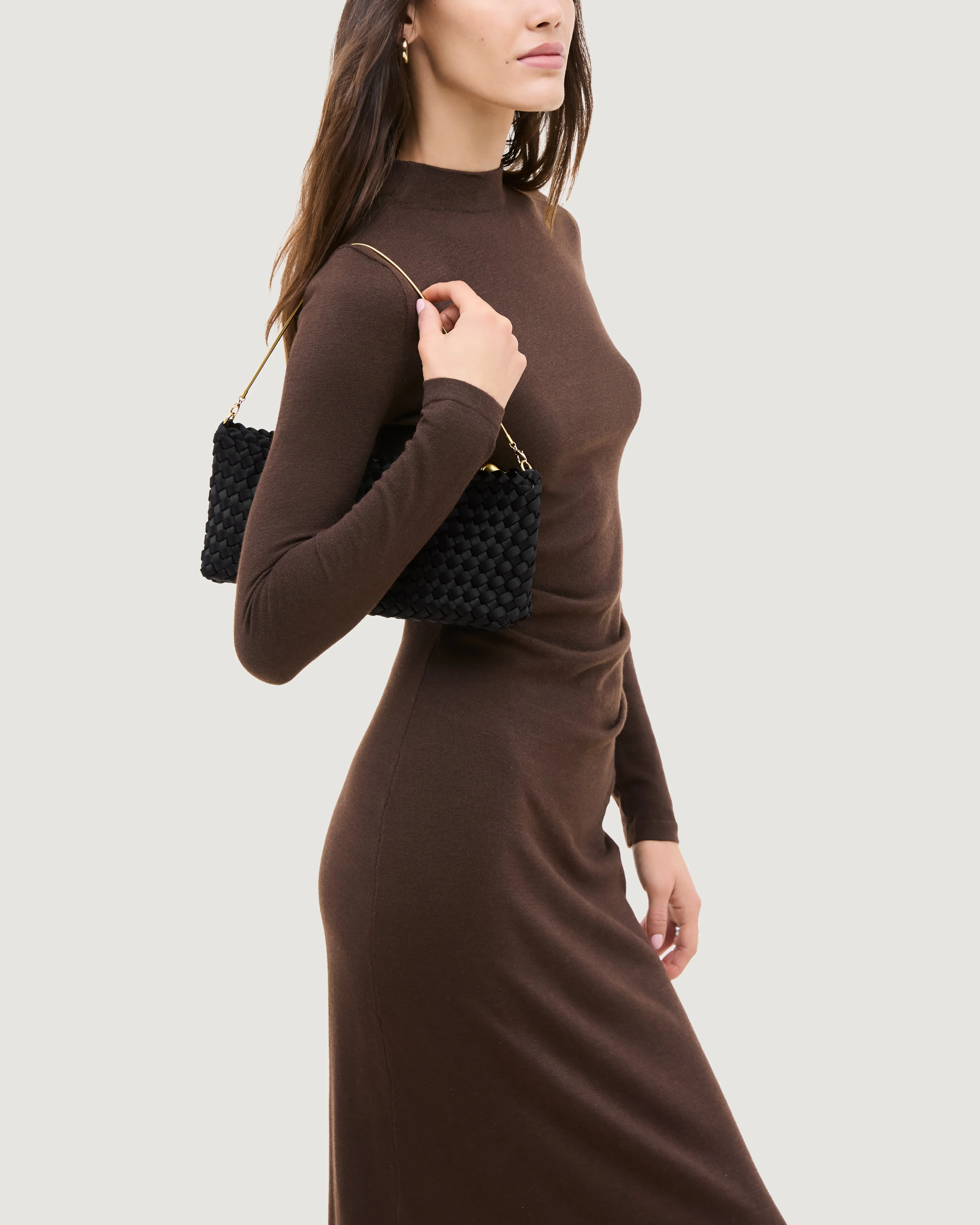 Gala Clutch Satin | Onyx sold by Naghedi product image thumbnail 5