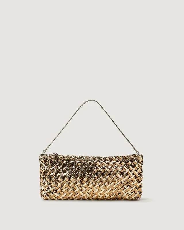 Gala Clutch Double Weave Metallic | Biarritz made by Naghedi