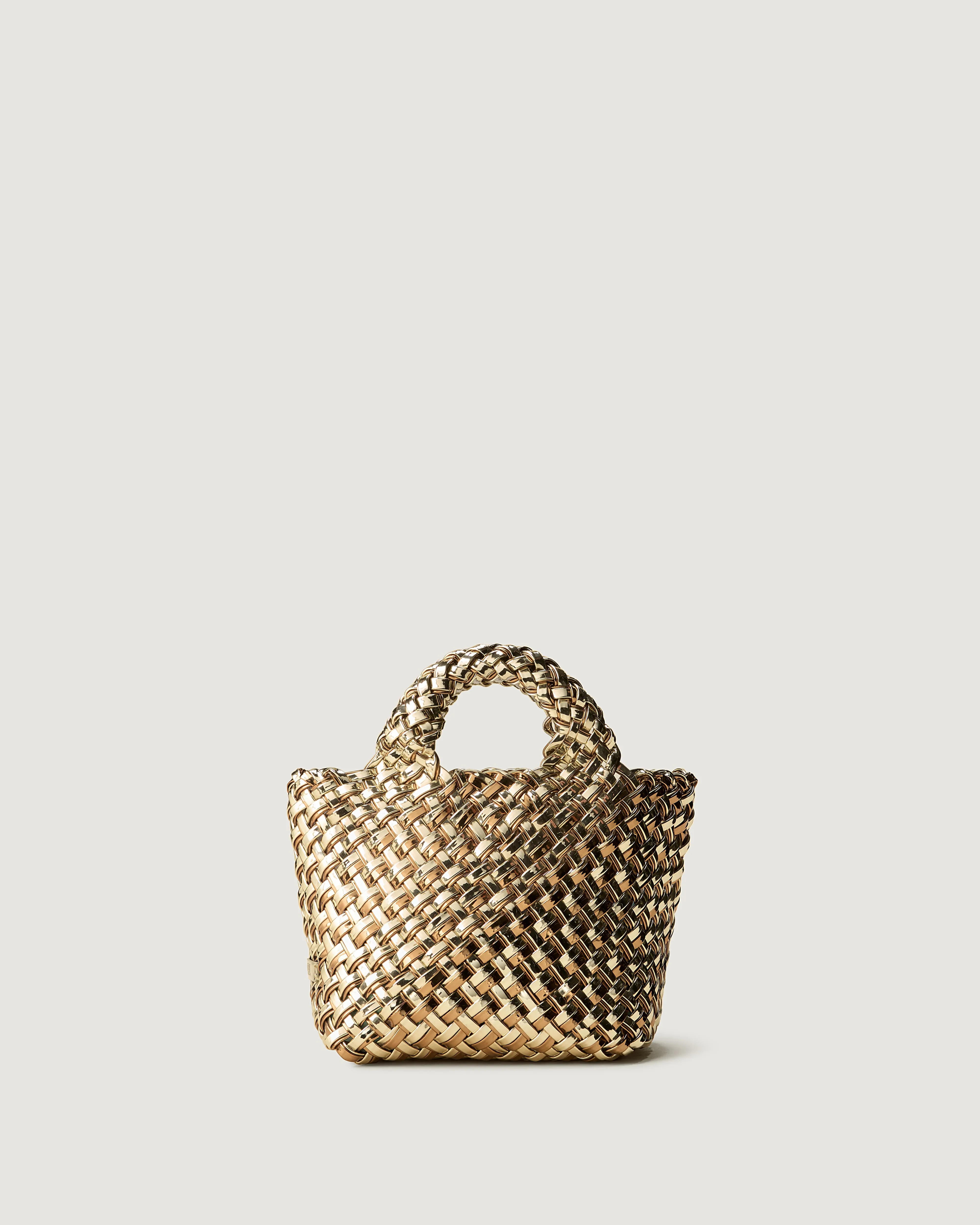 St. Barths Petit Tote Double Weave Metallic | Biarritz sold by Naghedi