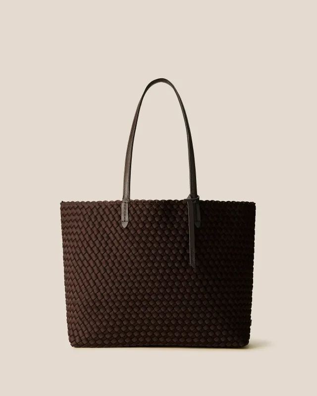 Jetsetter Small Tote | Chocolate (Original) made by Naghedi