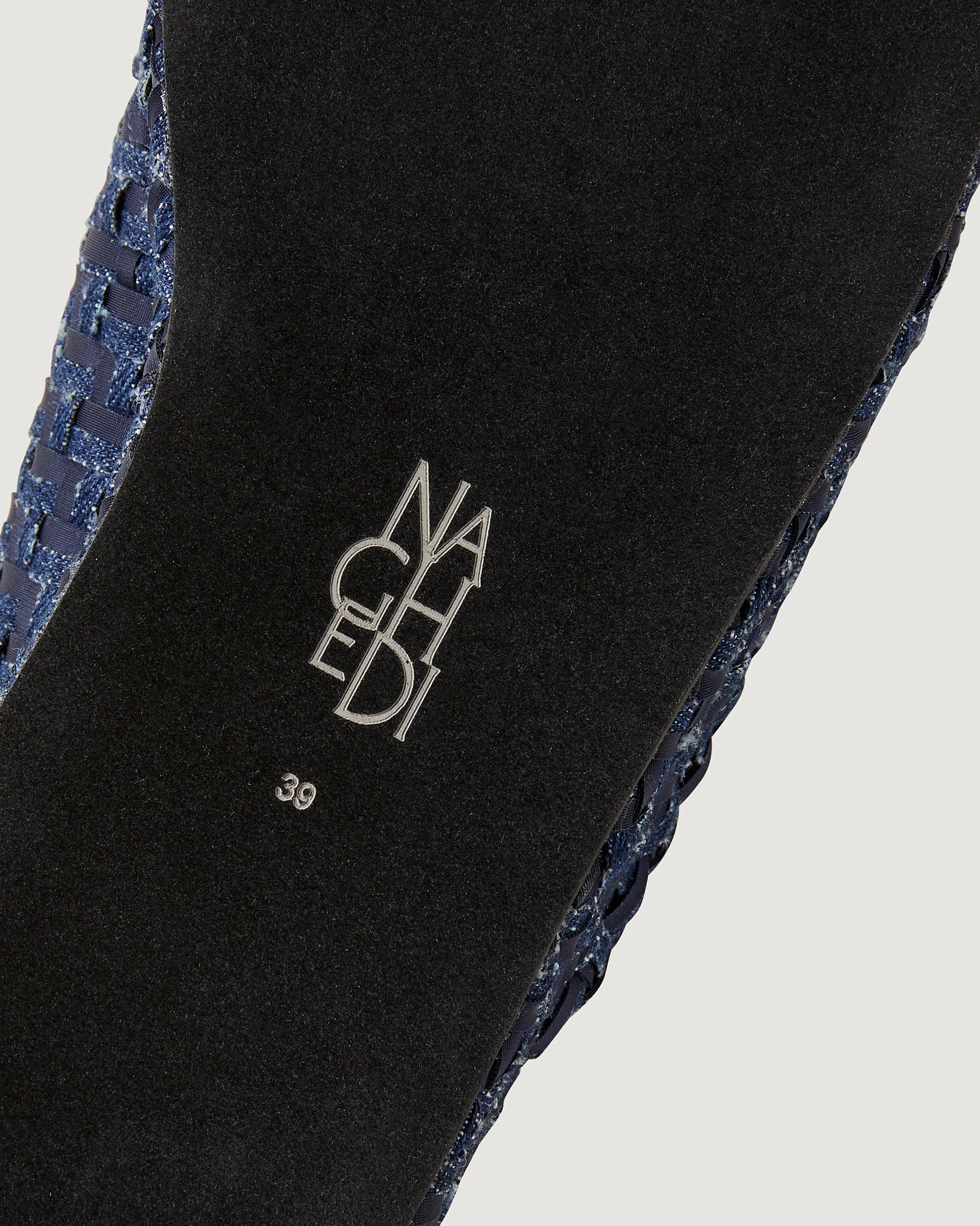 Laguna Platform Double Weave Denim | Indigo sold by Naghedi product image thumbnail 4