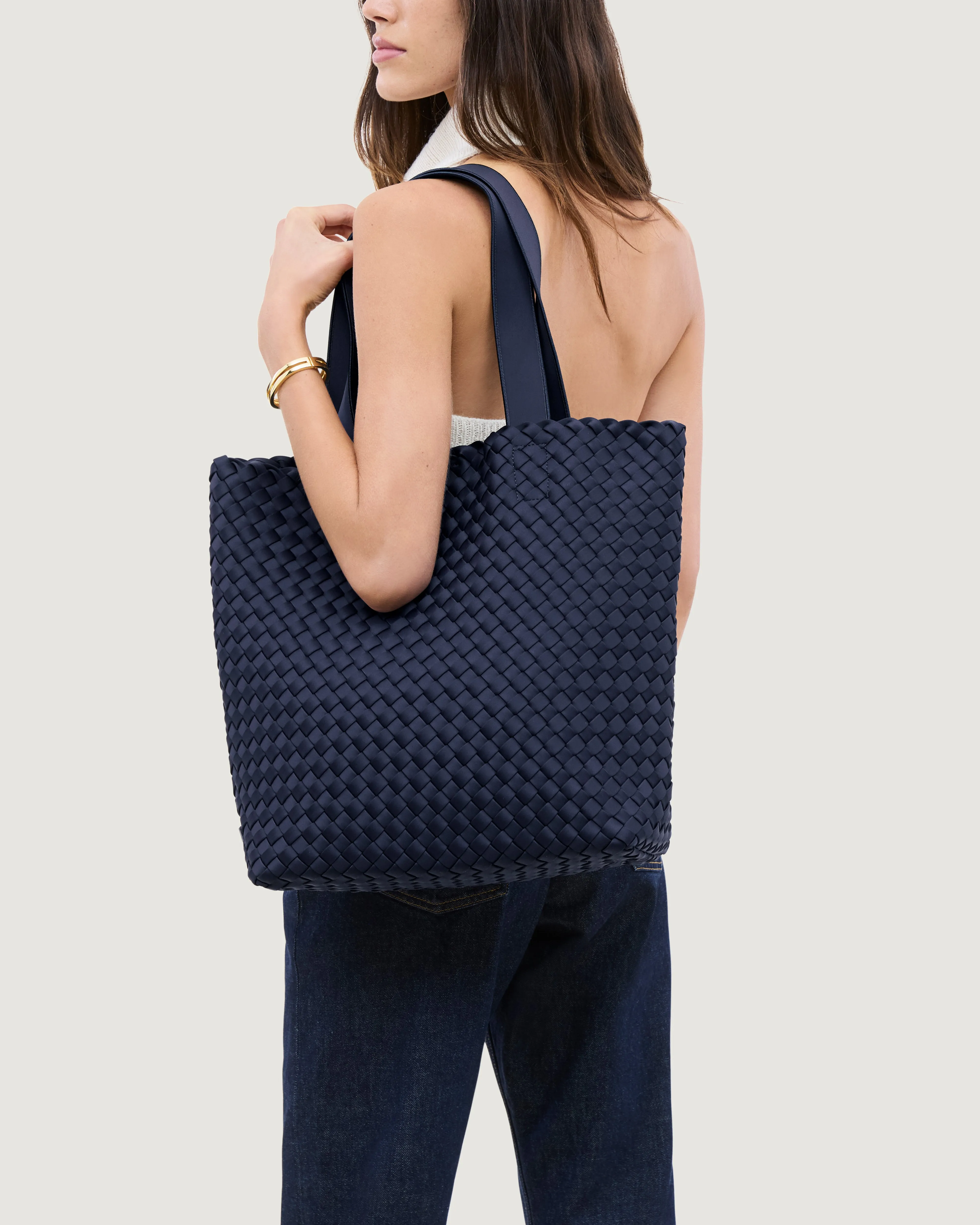 Como Shopper Tote | Ink Blue sold by Naghedi product image thumbnail 4