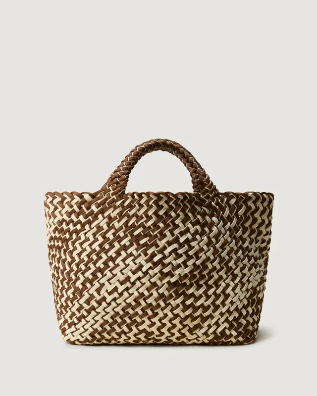 St. Barths Medium Tote Double Weave | Carmel made by Naghedi