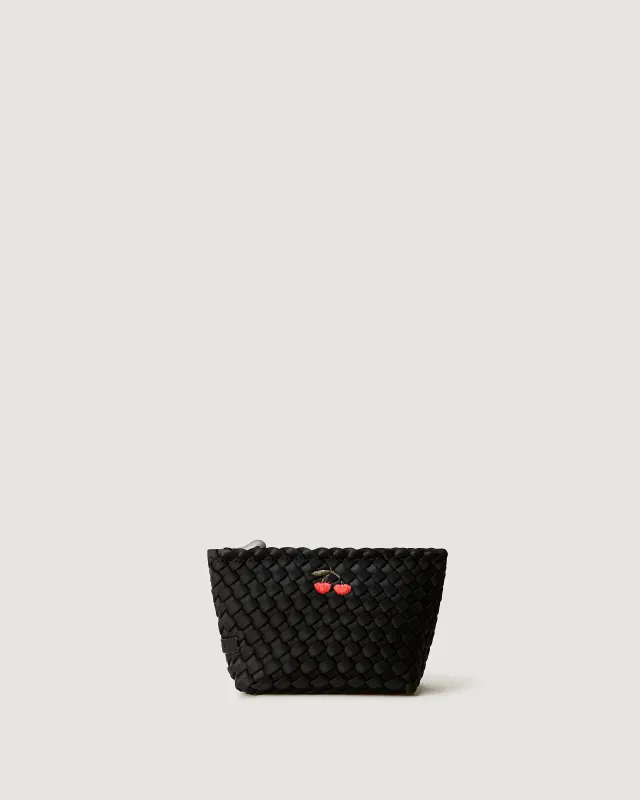 Portofino Petit Cosmetic Pouch Cherry | Onyx made by Naghedi
