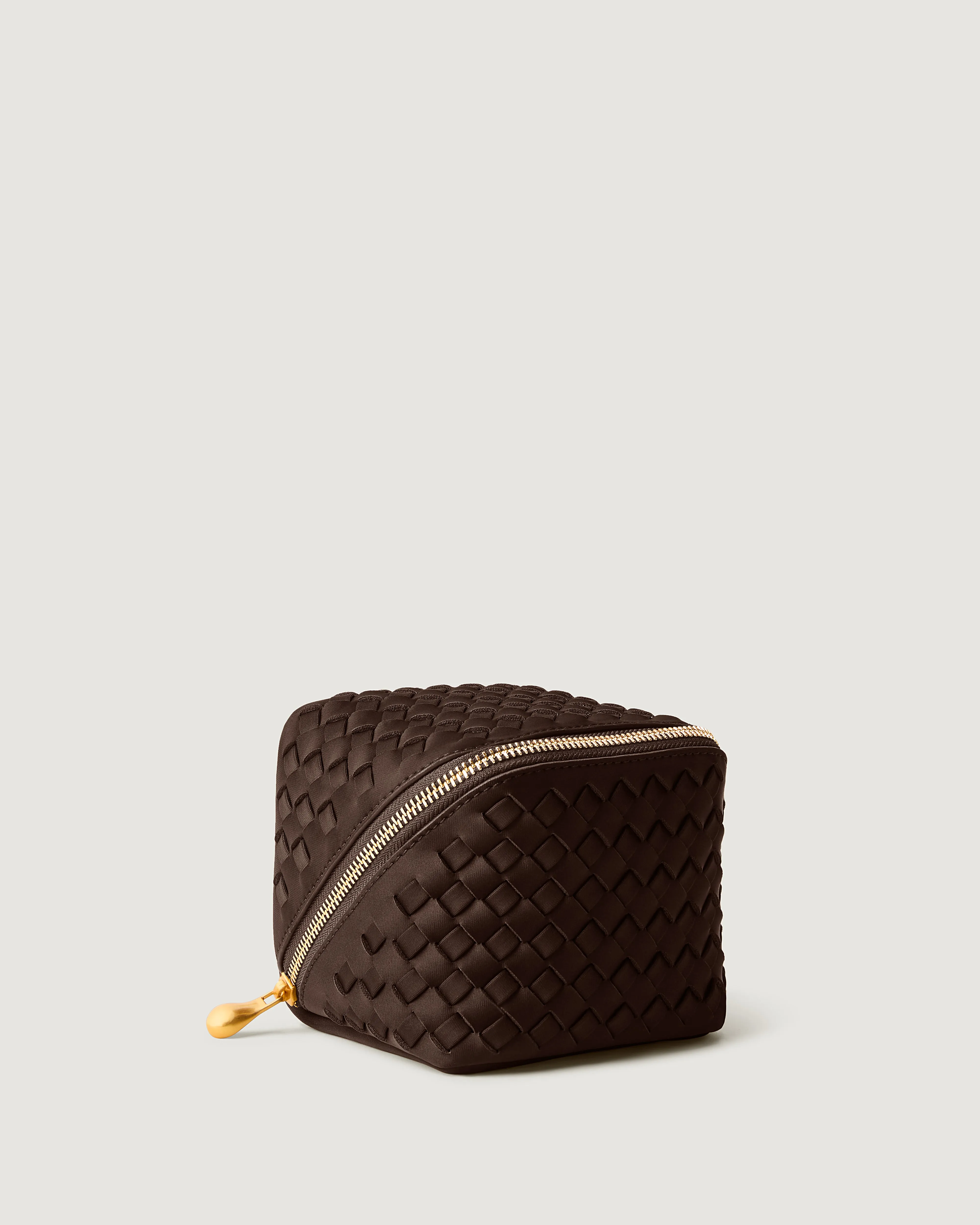 Caravan Small Cosmetic Case | Chocolate sold by Naghedi product image thumbnail 4