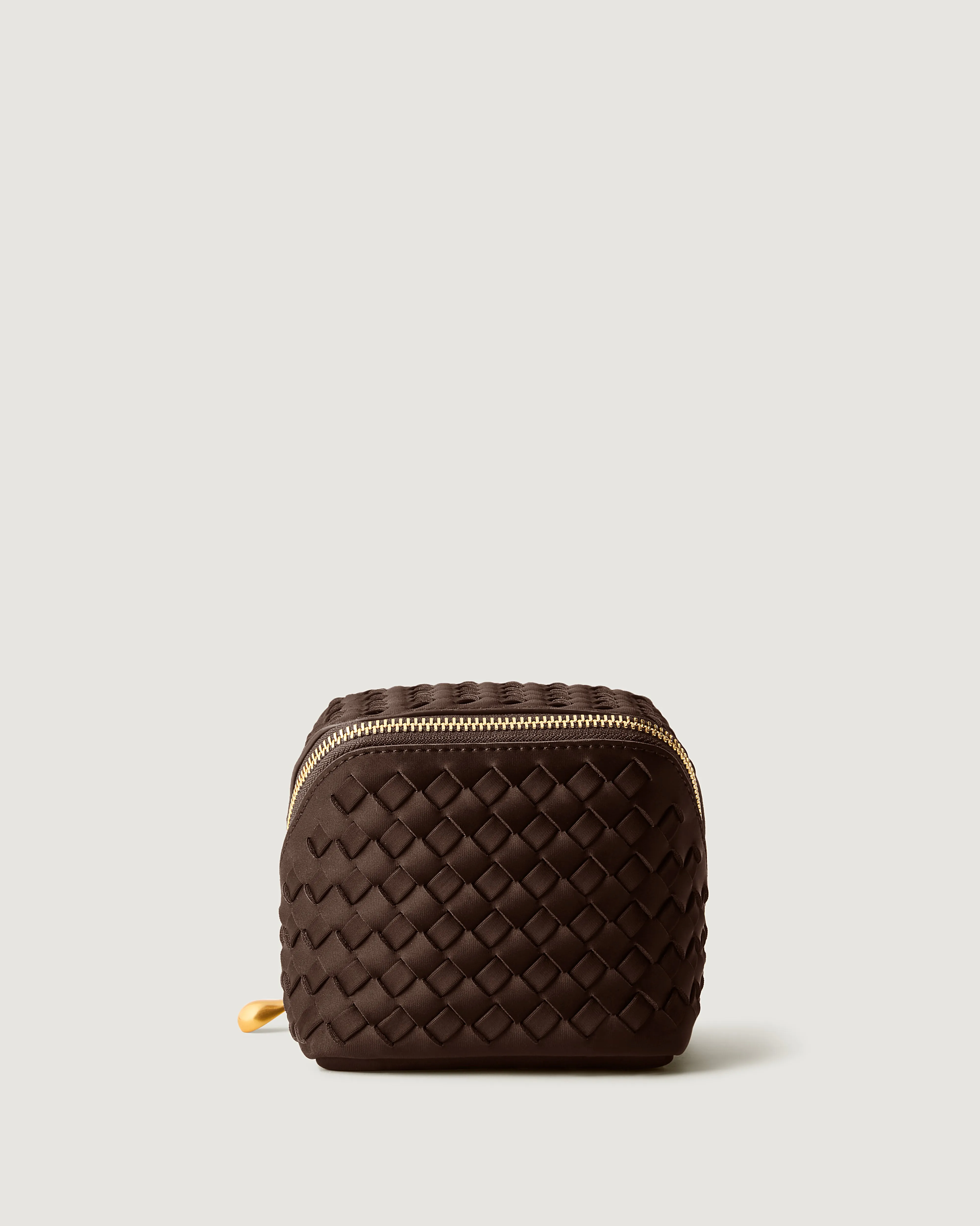 Caravan Small Cosmetic Case | Chocolate sold by Naghedi